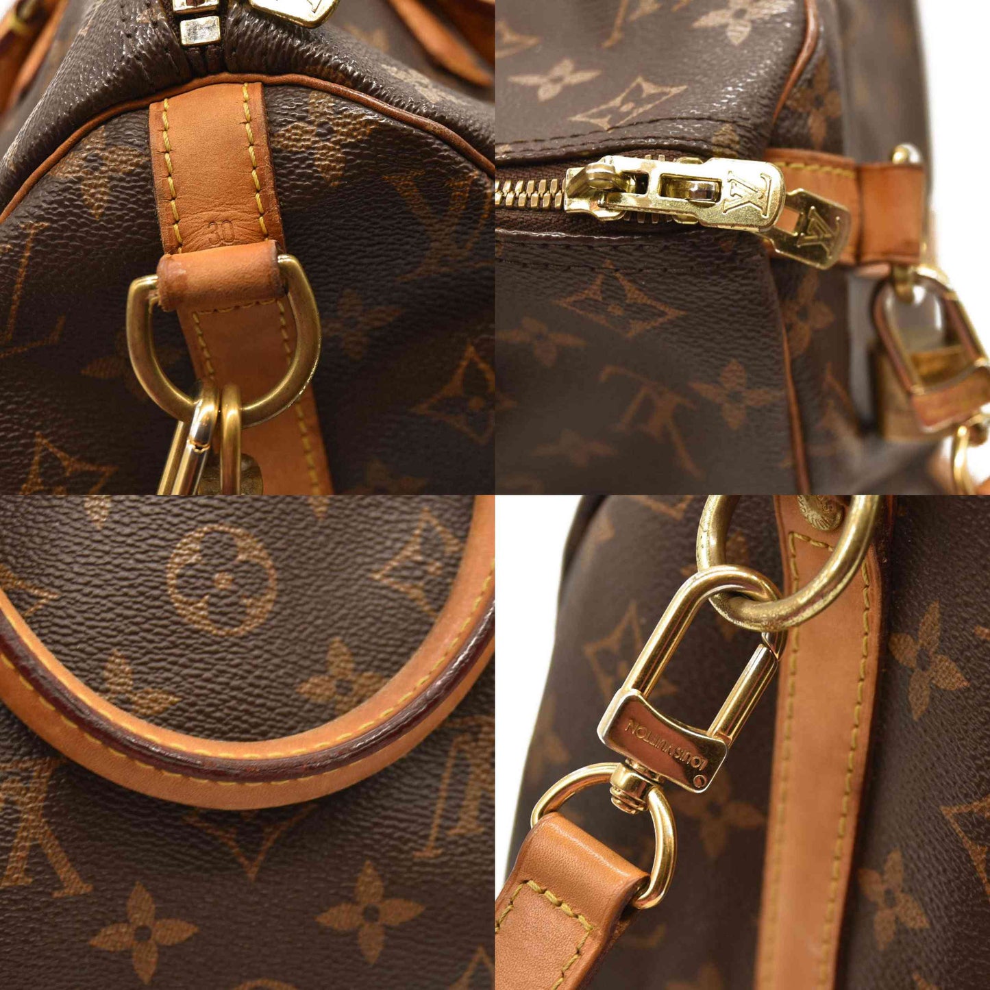 LOUIS VUITTON Monogram Speedy Bandouliere 30 SP1145