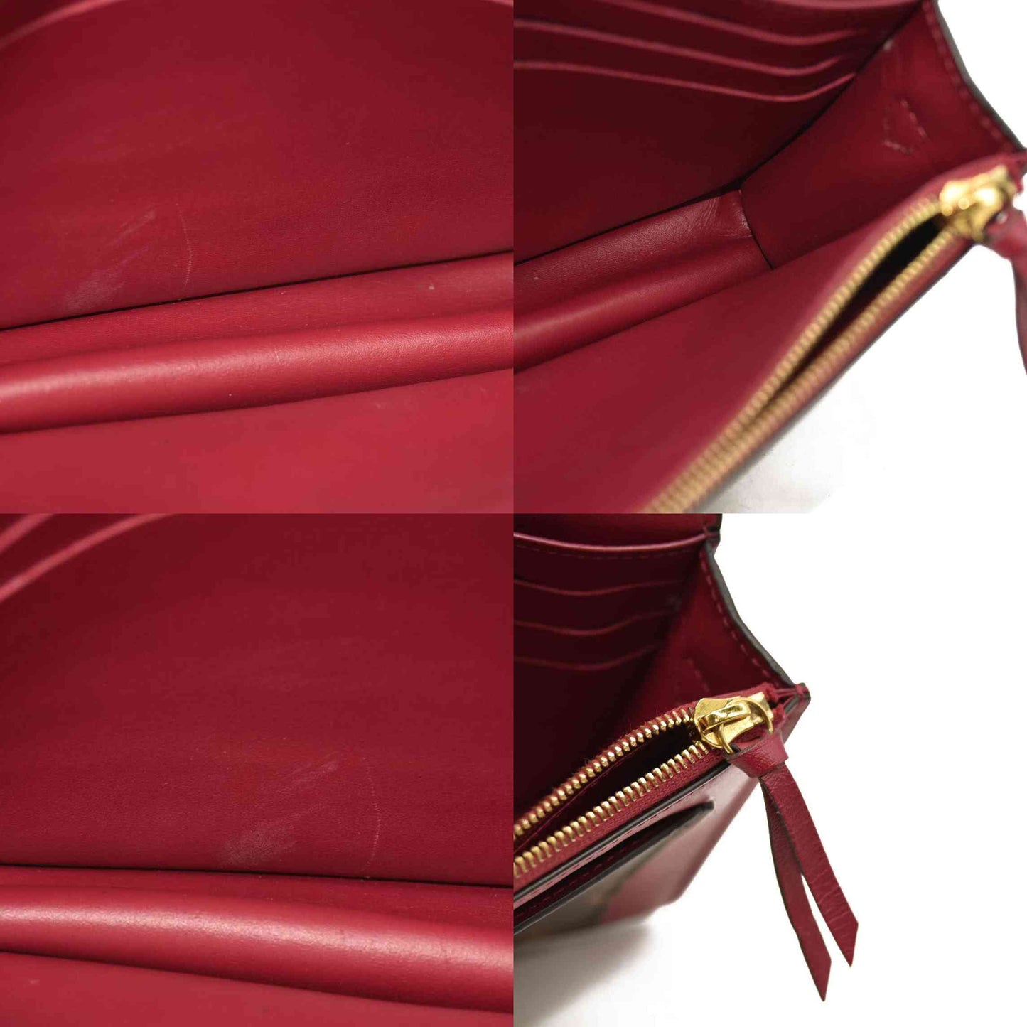 Louis Vuitton  Monogram Flore Chain Wallet Fuchsia