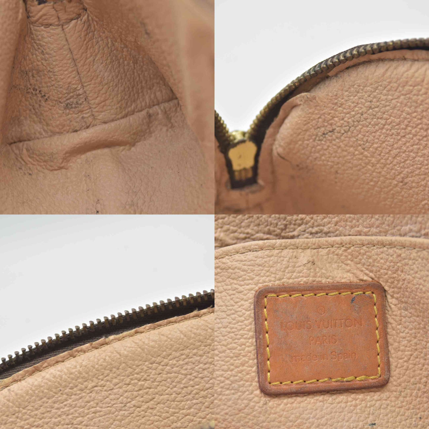 $600 Louis Vuitton Monogram Pochette Cosmetics Pouch Brown  CA0041