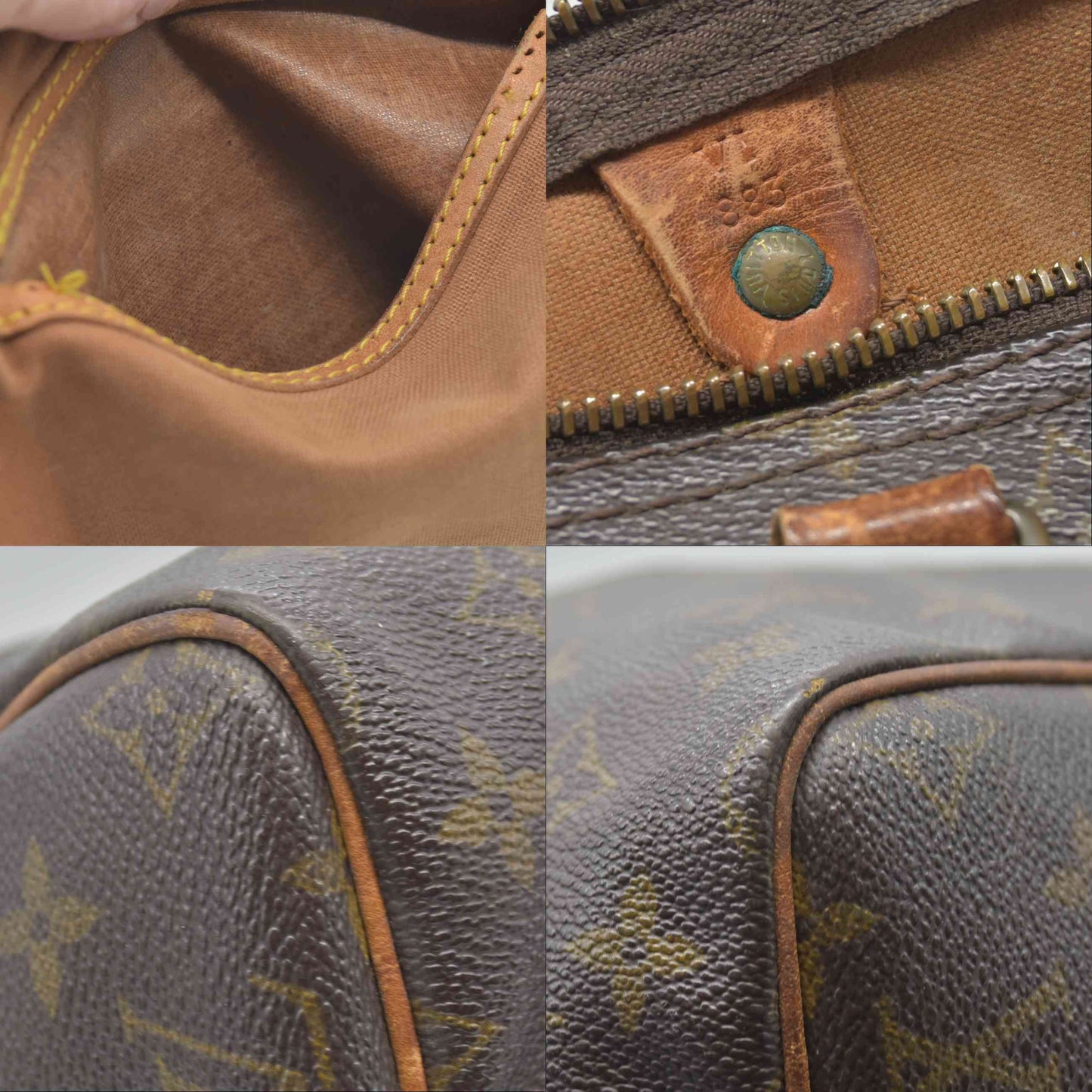 $1550 Louis Vuitton Monogram Speedy 30 Hand Bag 883 March 1988