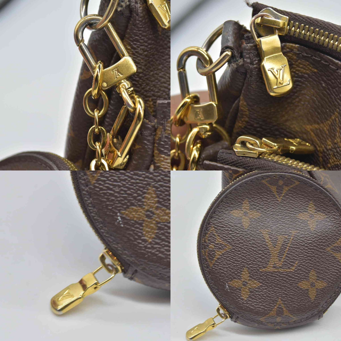 $2840 2020 Louis Vuitton LV Monogram Multi-Pochette Accessories Rose Clair Pink SD2270