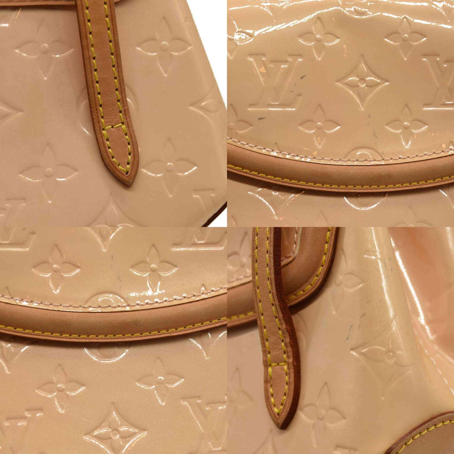 Louis Vuitton  Vernis Biscayne Bay PM Marshmallow TH0064