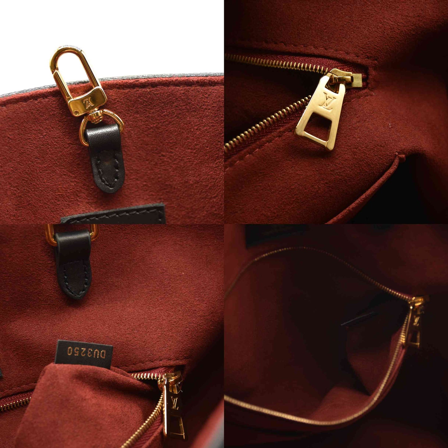 Louis Vuitton  Empreinte Monogram BiColor Giant Onthego MM Black Beige DU3250