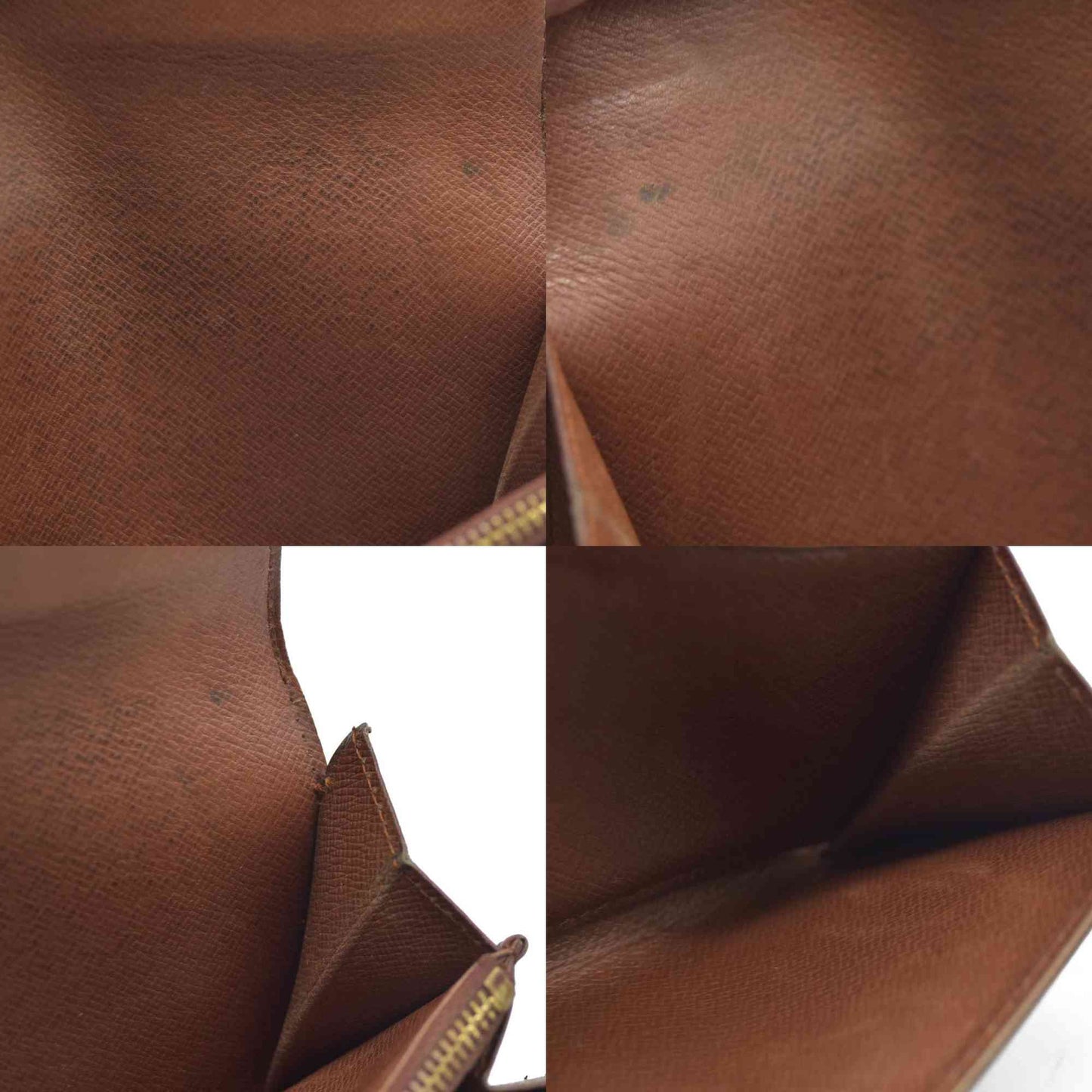 AUCTION $550 Louis Vuitton  Monogram Porte-Monnaie Tresor Wallet