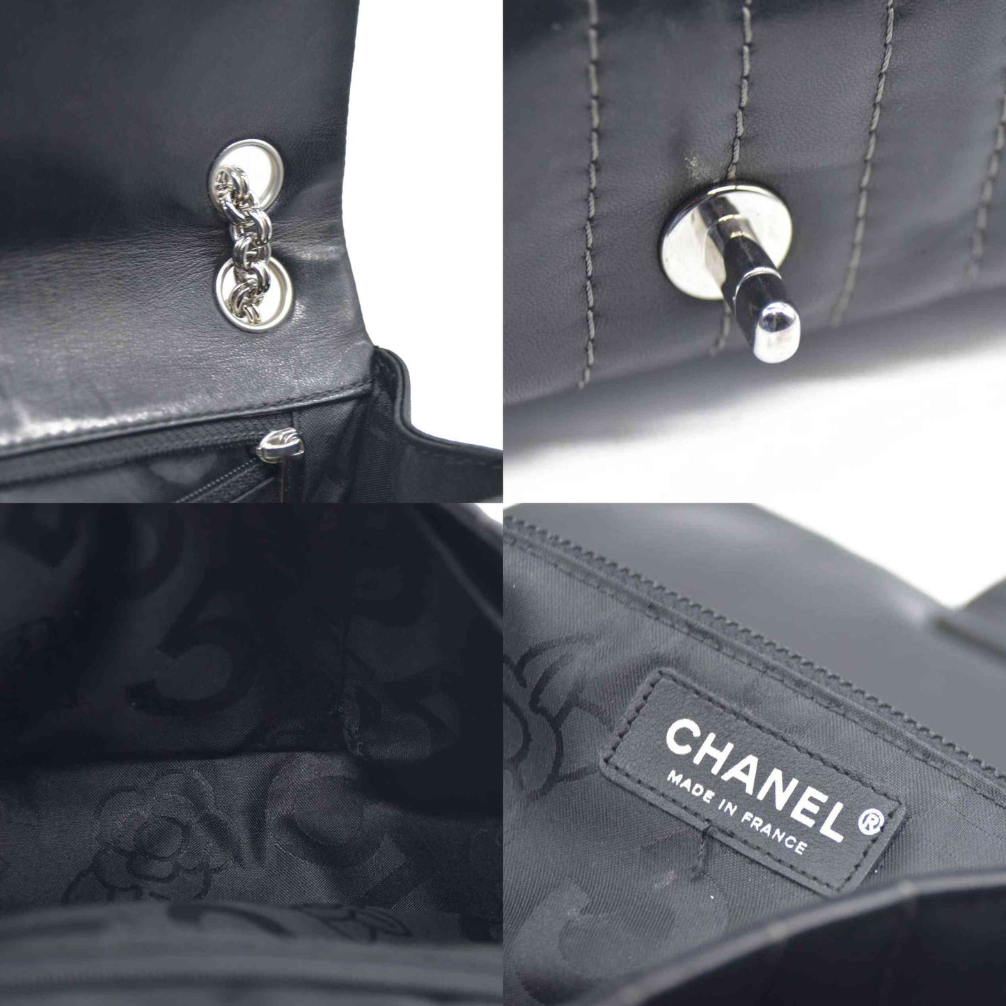 $4700 Chanel Vertical Quilted Medium Single Flap 2006