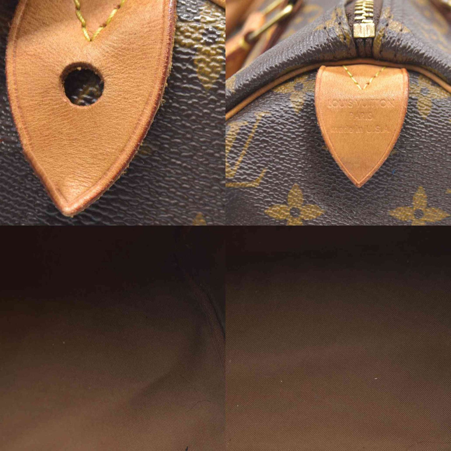 AUCTION $1550 Louis Vuitton Monogram Speedy 30 SD2160