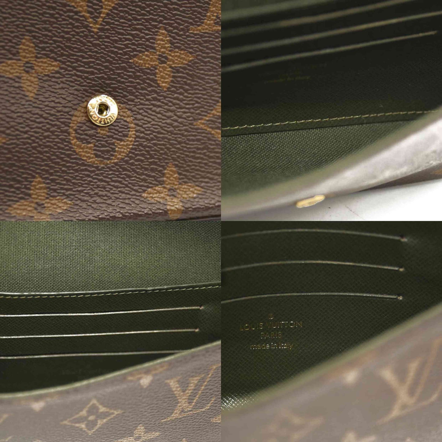 Louis Vuitton  Monogram Felicie Strap & Go Kaki