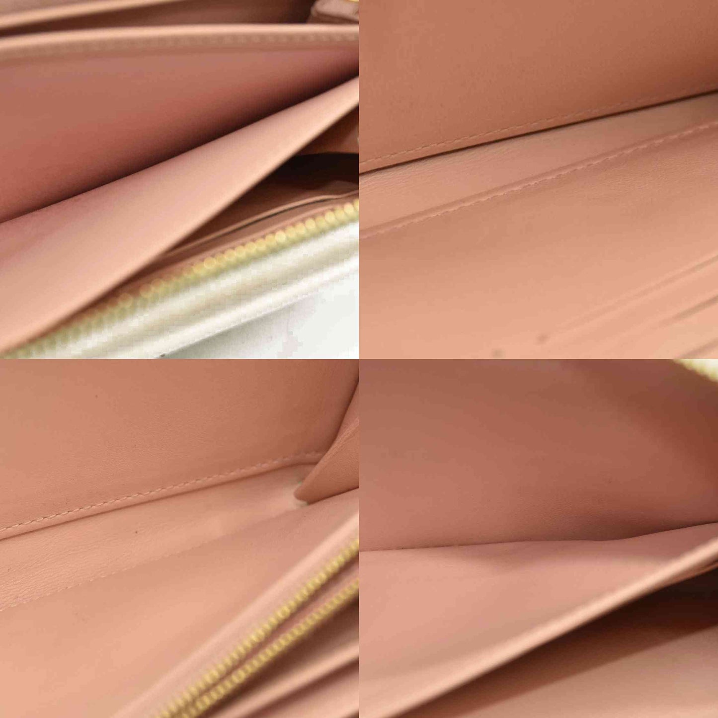 Louis Vuitton Floral LV Garden Leather Zip Around Long Wallet White RFID