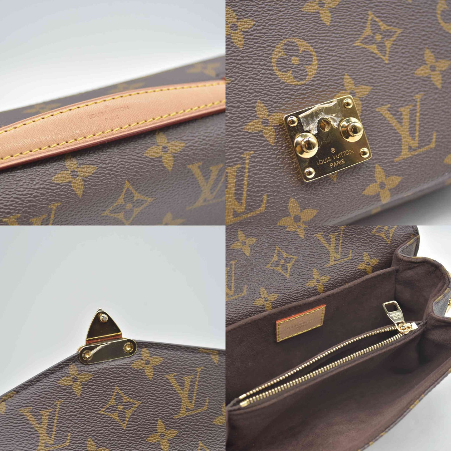 $3300 RFID Louis Vuitton Monogram Pochette Métis East West