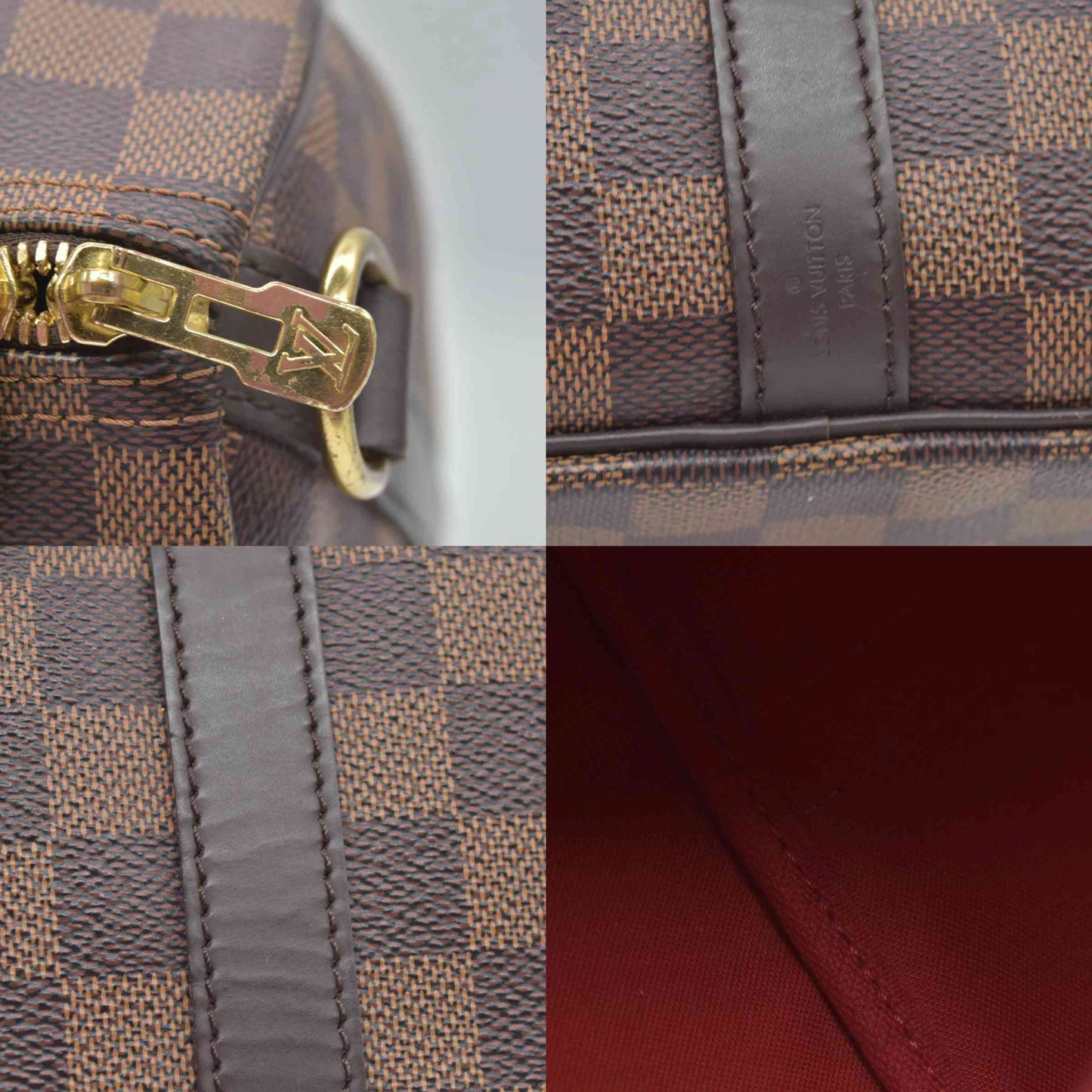 $1940 Louis Vuitton Damier Ebene Speedy Bandouliere 25 SD1159