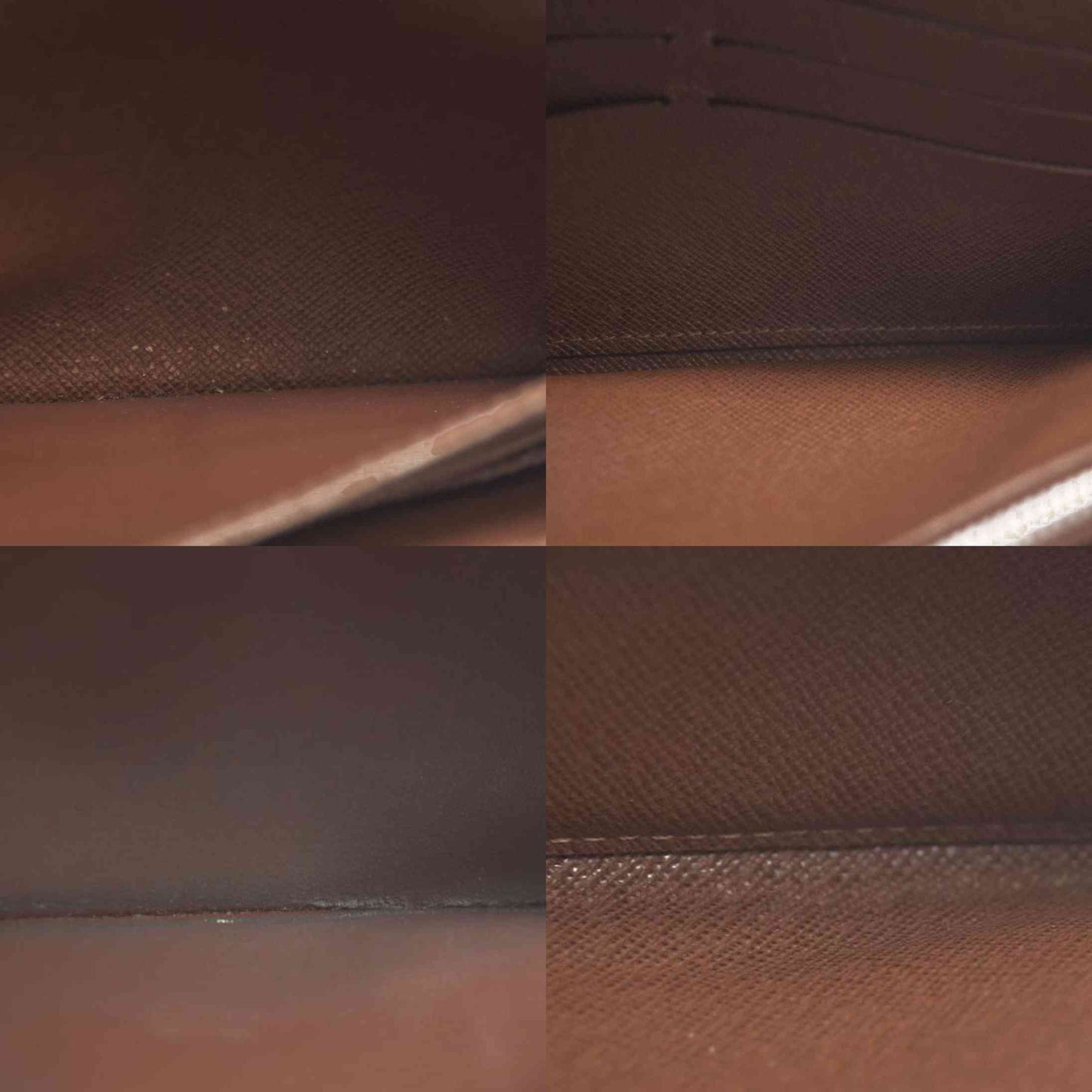 Louis Vuitton Monogram Portefeiulle Sarah Long Bifold Wallet Brown SD2122