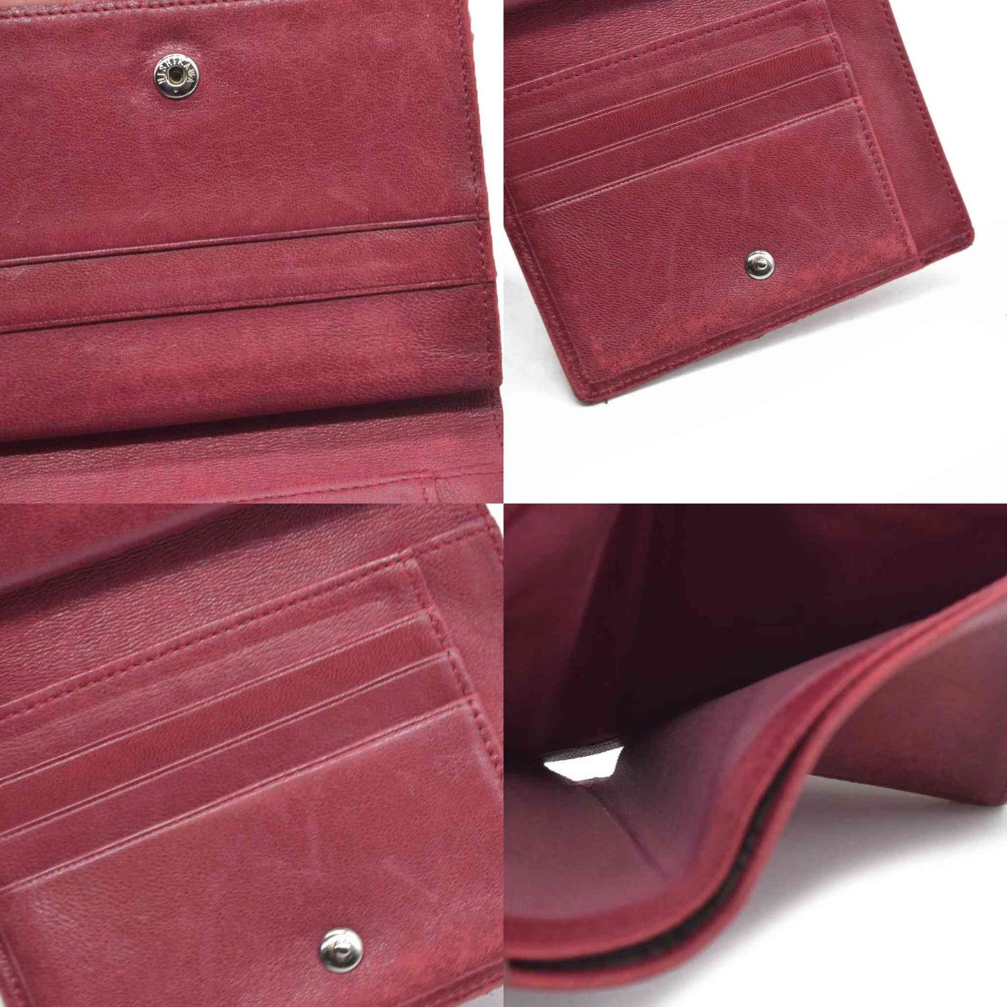 Burberry Vintage Kiss Lock French Wallet