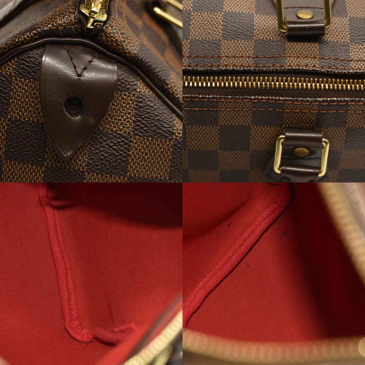 Louis Vuitton  Damier Ebene Speedy 25 SP0038