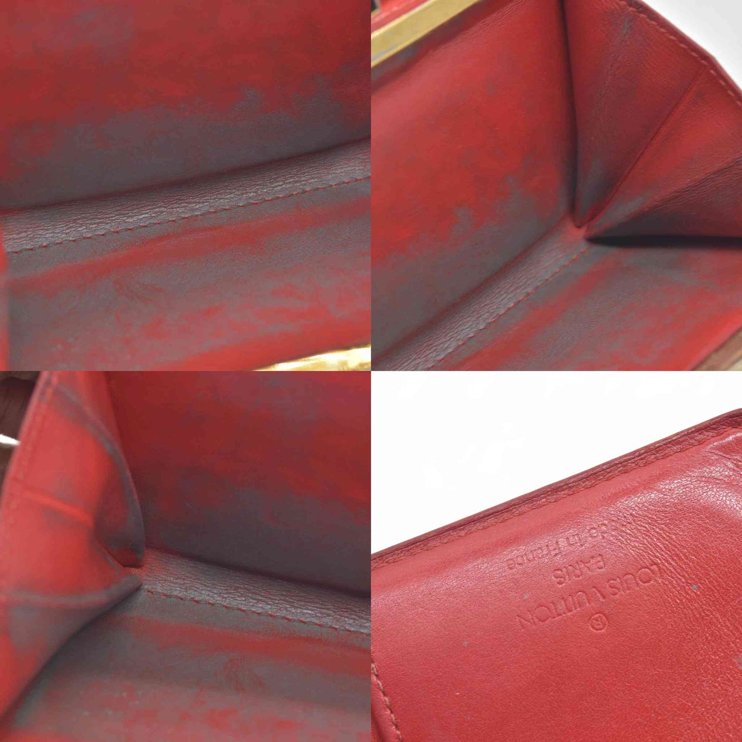 $935 Louis Vuitton 2005 Monogram Vernis French Kisslock Purse Wallet
