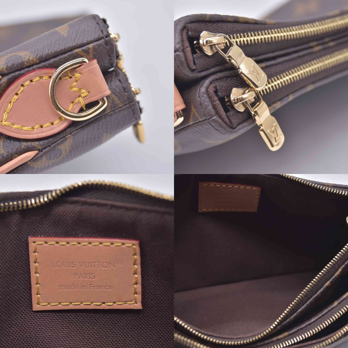 $1950 Louis Vuitton Monogram Pochette Liv 10021145 RFID NO CHAIN