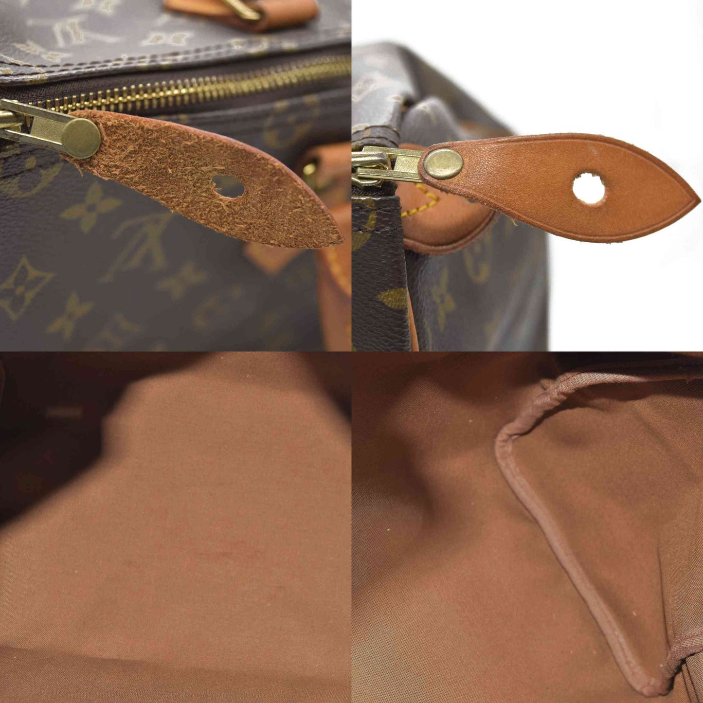 Louis Vuitton LV Hand Bag Speedy 35 Brown Monogram VI0972