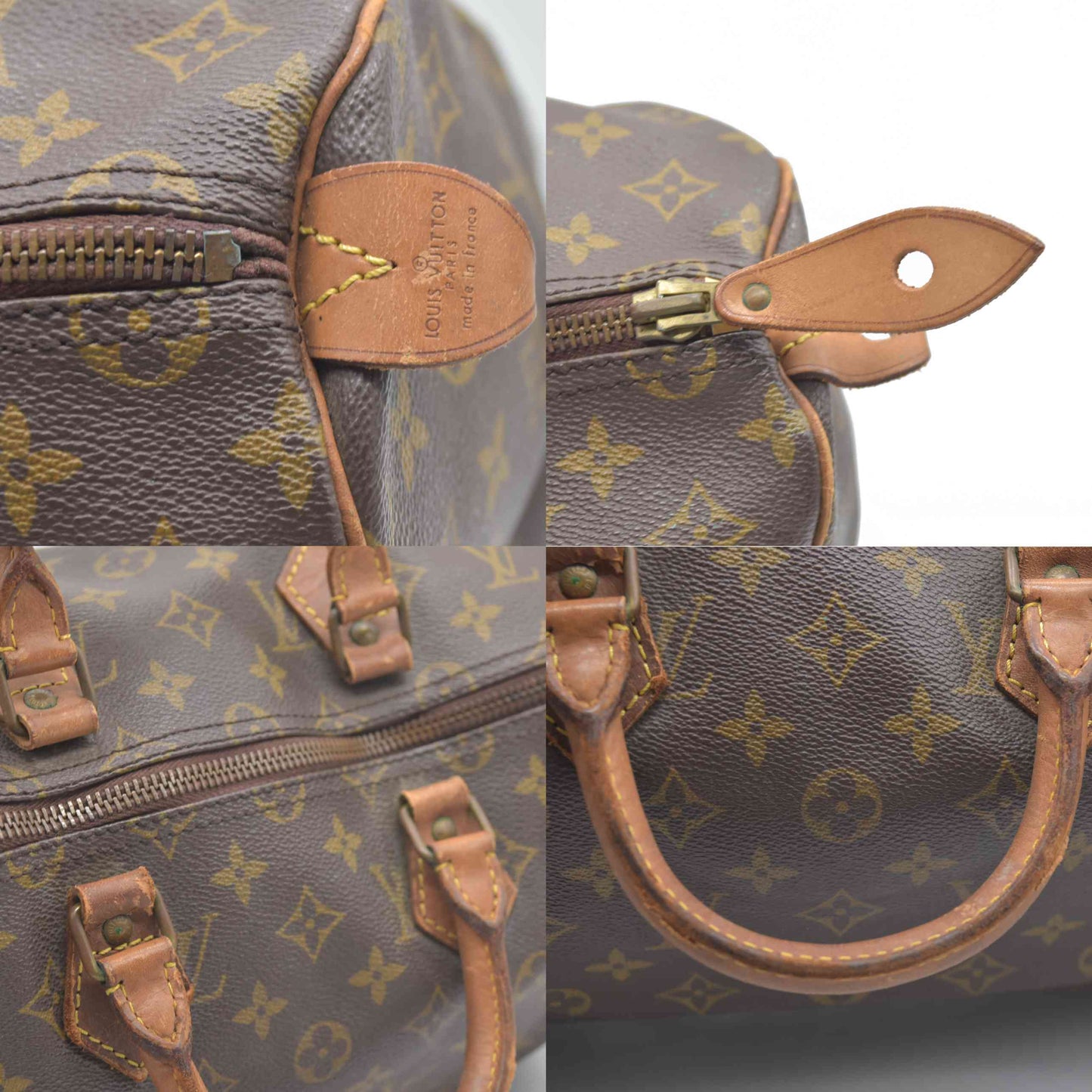 $1730 Louis Vuitton  Monogram Speedy 35 SD Vintage