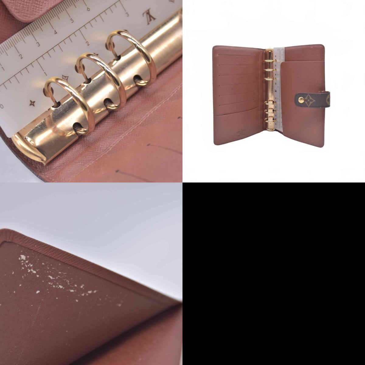 $760 1998 LOUIS VUITTON Monogram Agenda MM Day Planner Notebook Cover SP0928