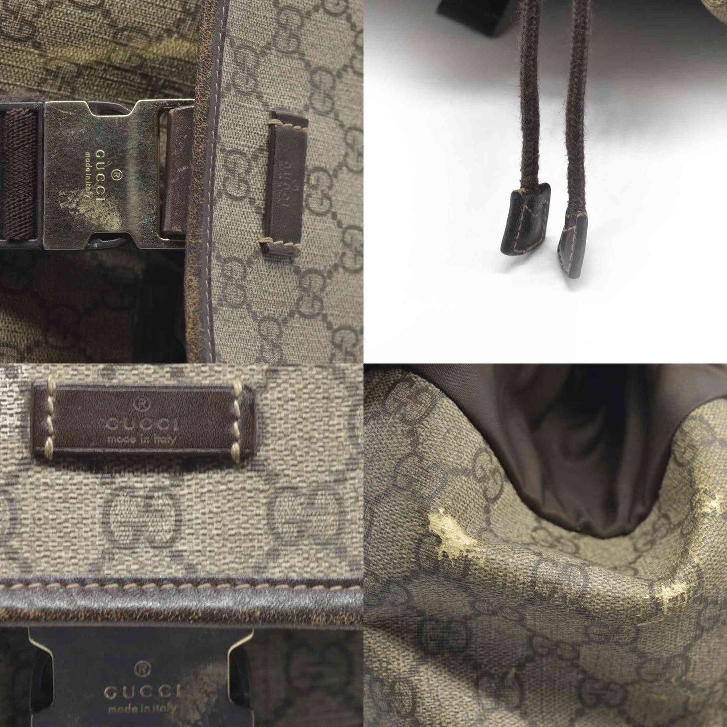 $2500 Gucci GG Supreme Backpack