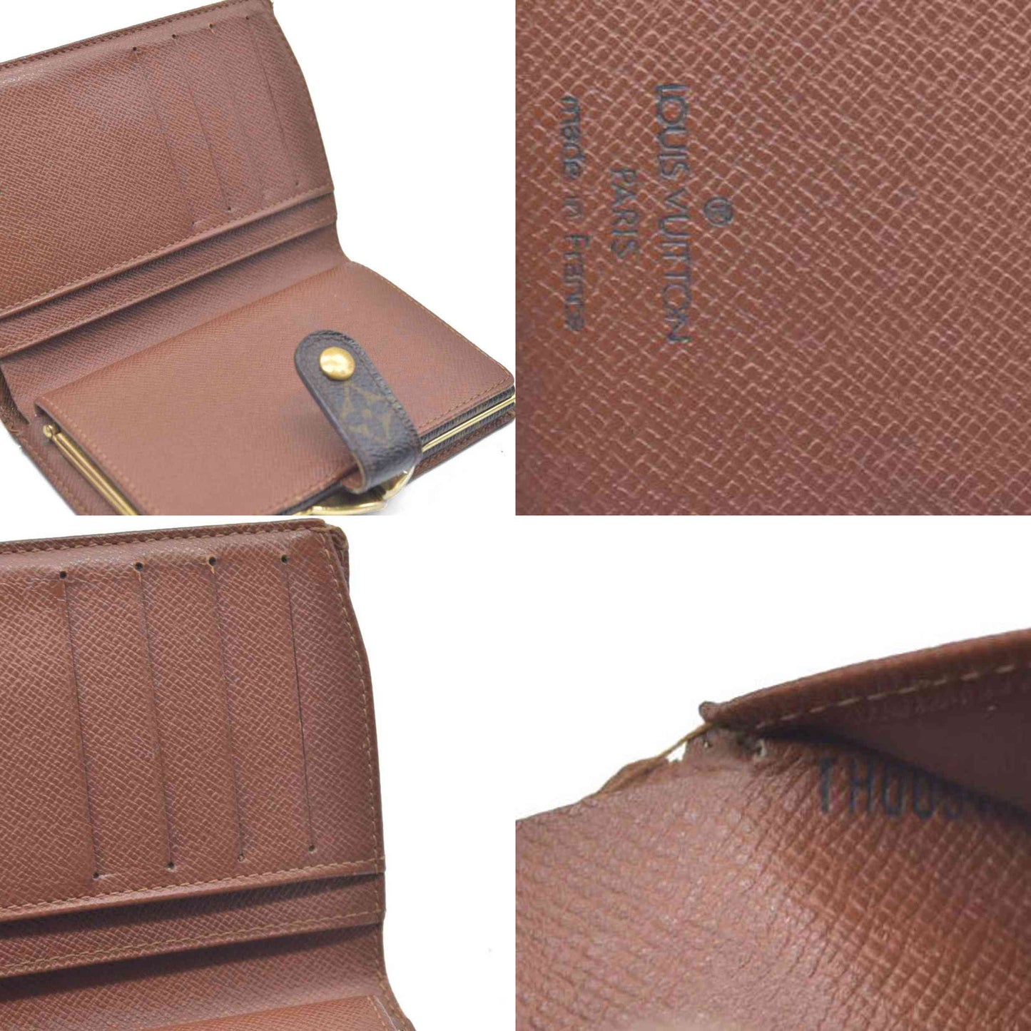 $750 Louis Vuitton Vintage 2001 Viennois Wallet