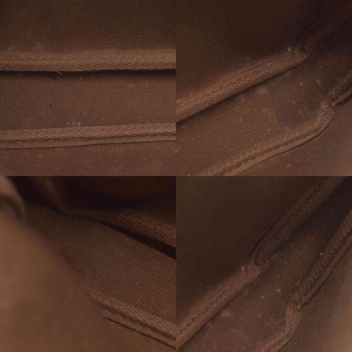 $1290 1998 Louis Vuitton LV Pochette Accessories Brown Monogram SL1918