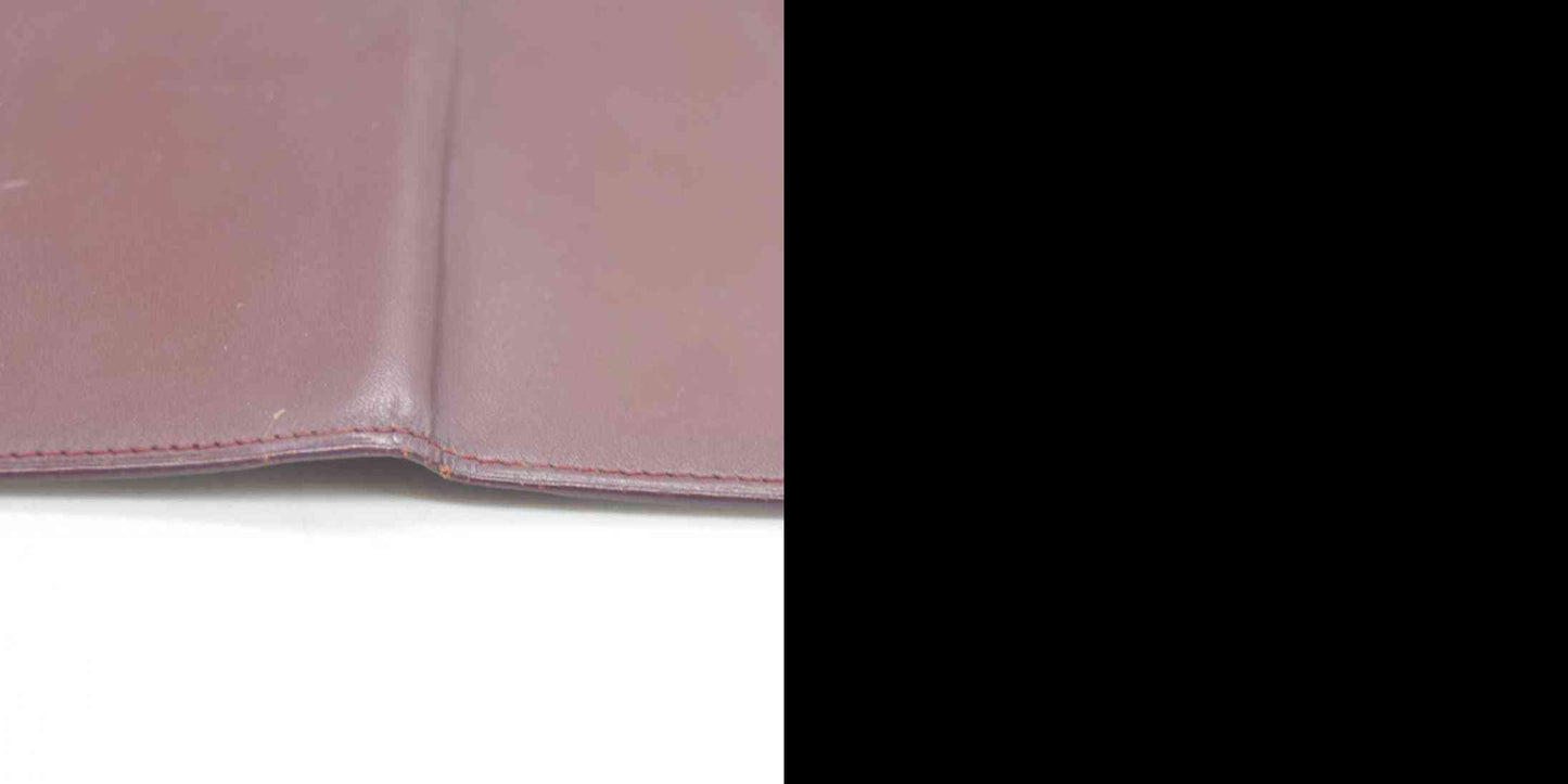 Must de Cartier Leather Long Bifold Wallet