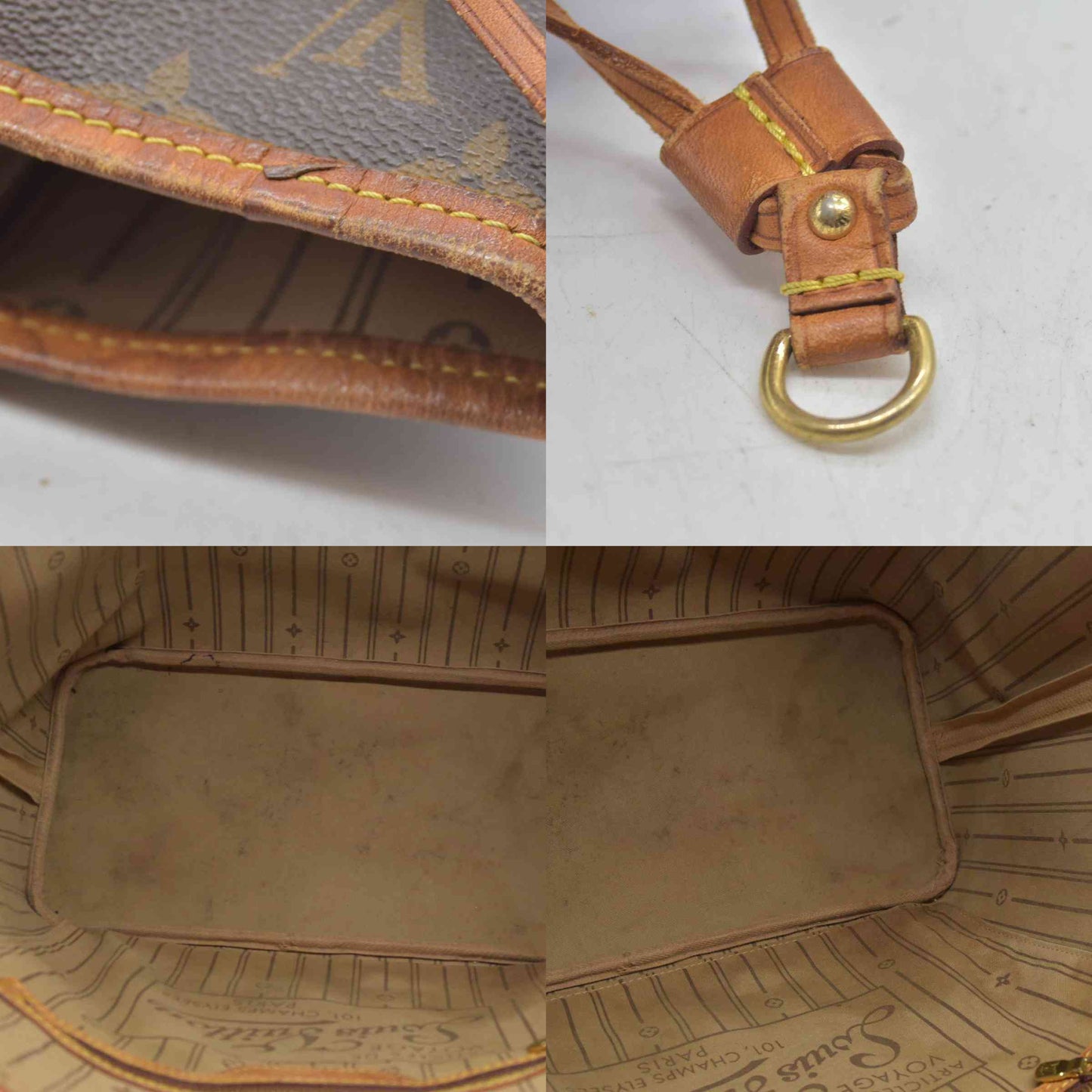 $2170 2011 Louis Vuitton  Monogram Neverfull MM AR1111
