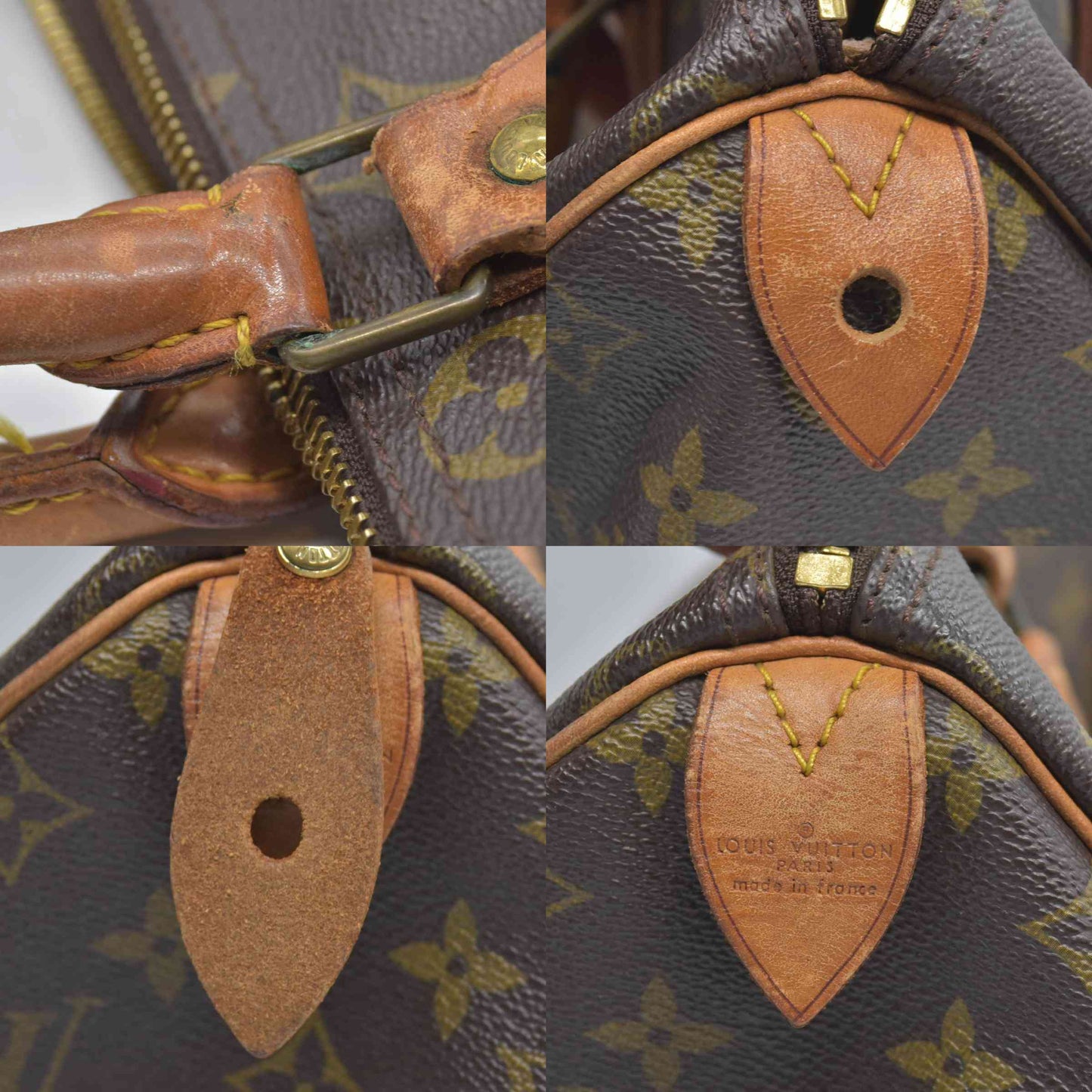 $1550 1984 Louis Vuitton Monogram Speedy 30 SA843