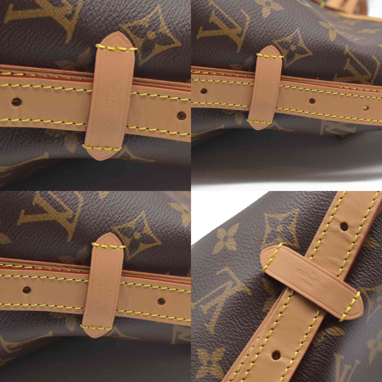 $2850 Louis Vuitton Monogram Carryall PM Brown Crossbody Travel Bag