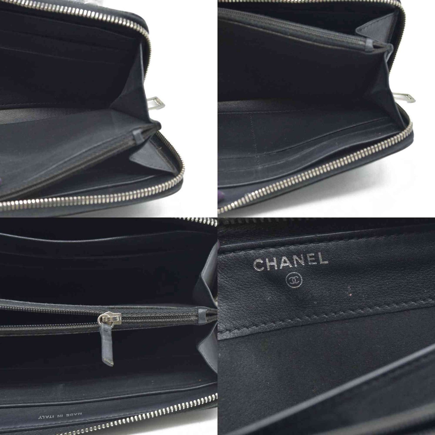 Chanel 2013-2014 Interlocking CC Logo Continental Wallet