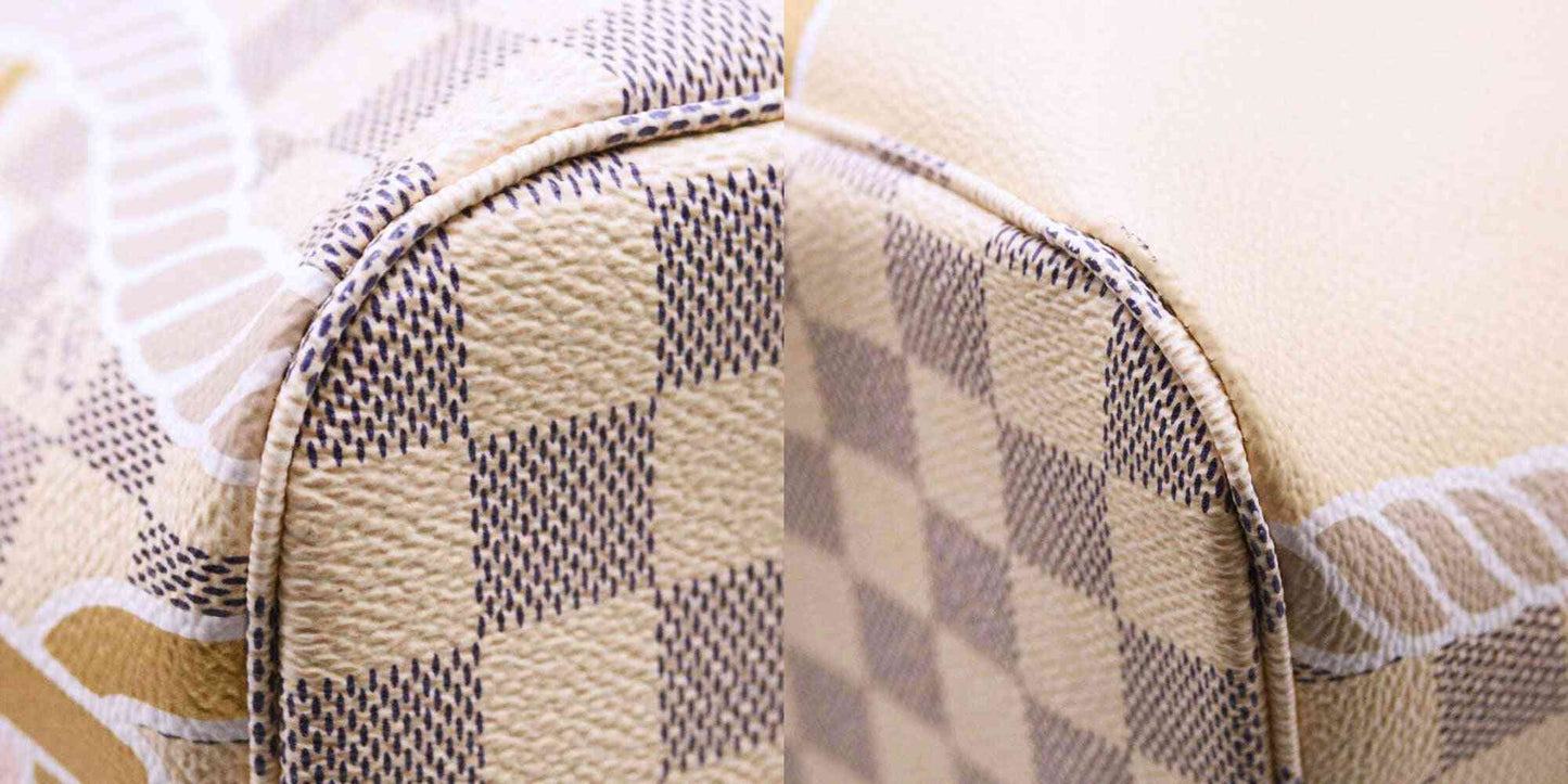 LOUIS VUITTON Damier Azur Nautical Neverfull MM