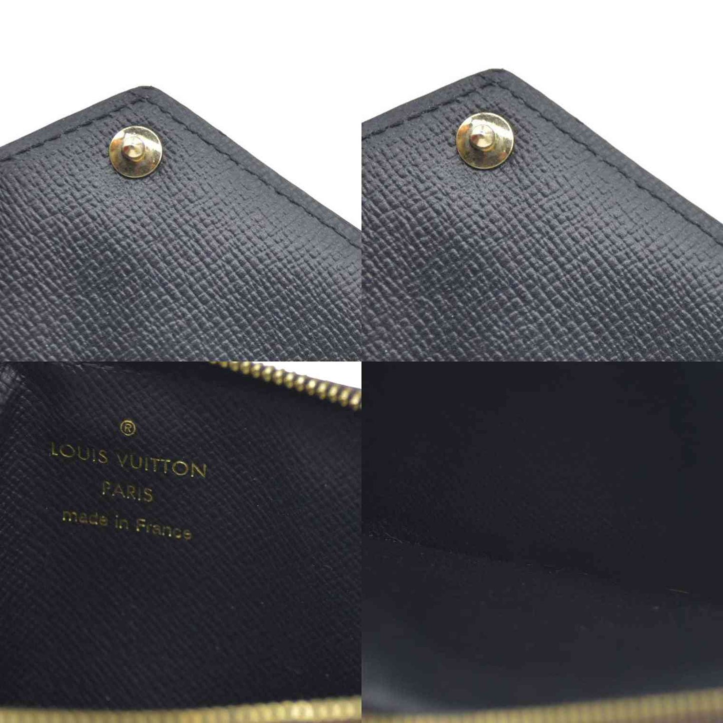 Louis Vuitton  Monogram Recto Verso Card Holder Black RFID