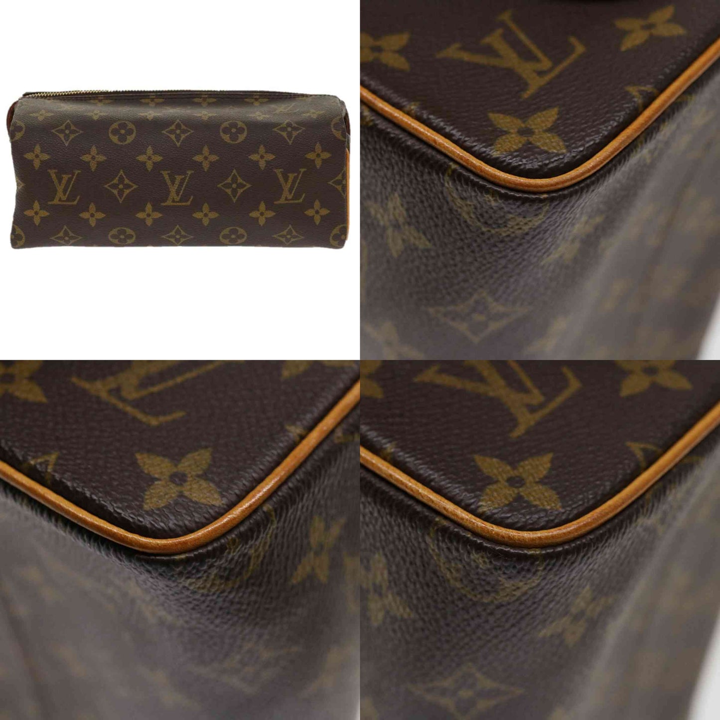 LOUIS VUITTON Monogram Trousse Patte Pression NO0958