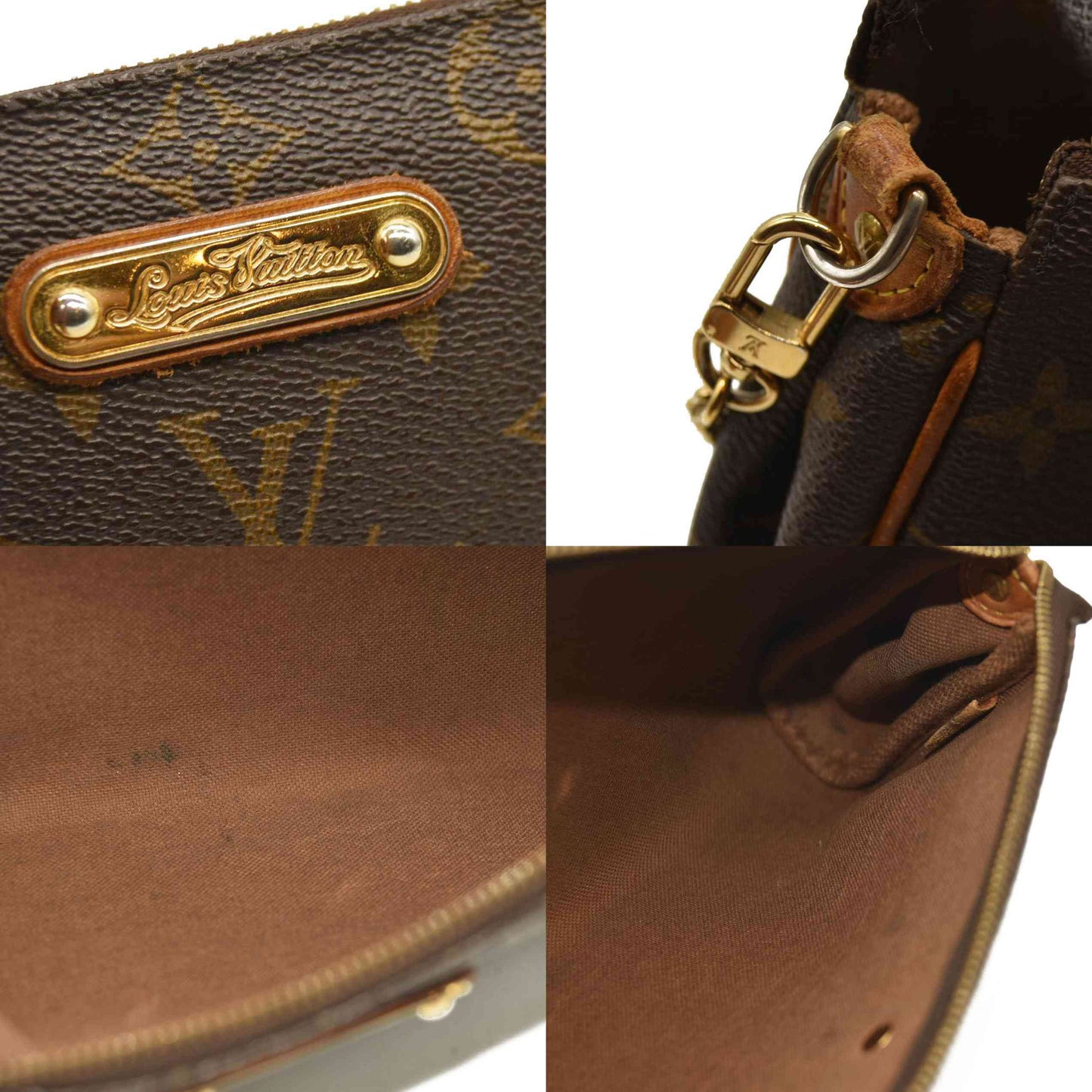 LOUIS VUITTON  Monogram Eva Clutch DU2150