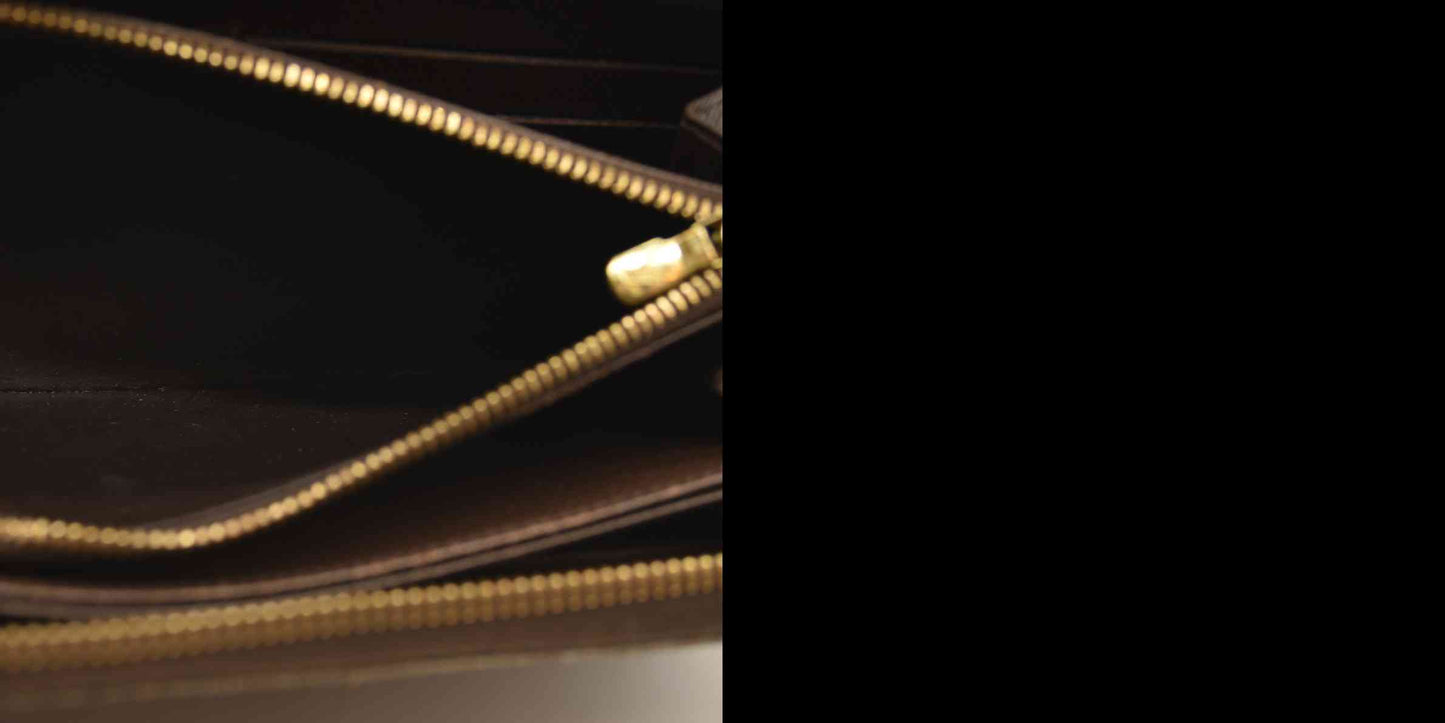 Louis Vuitton  Damier Ebene Zippy Wallet VI0078