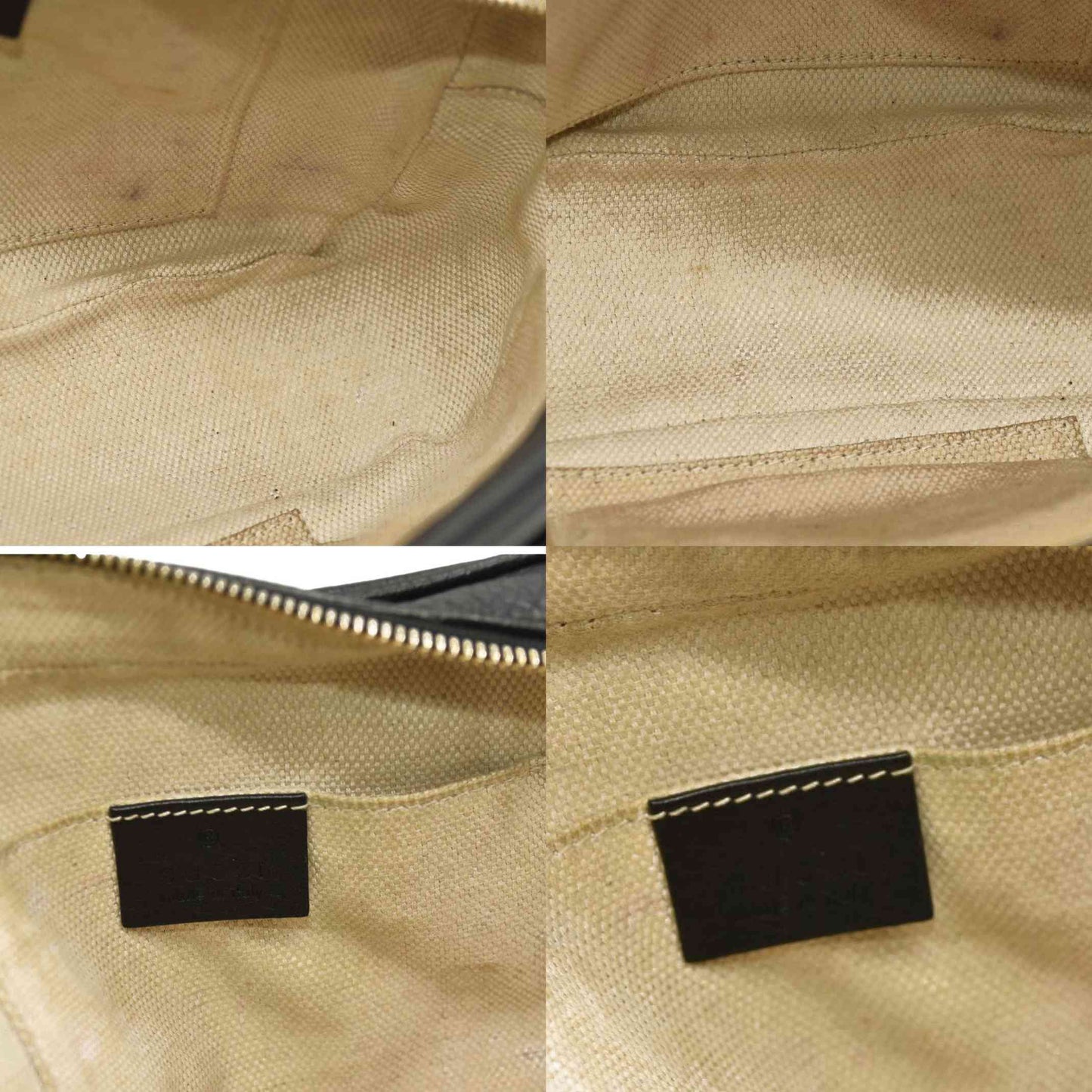 GUCCI  Pebbled Calfskin Small Soho Disco Bag Black