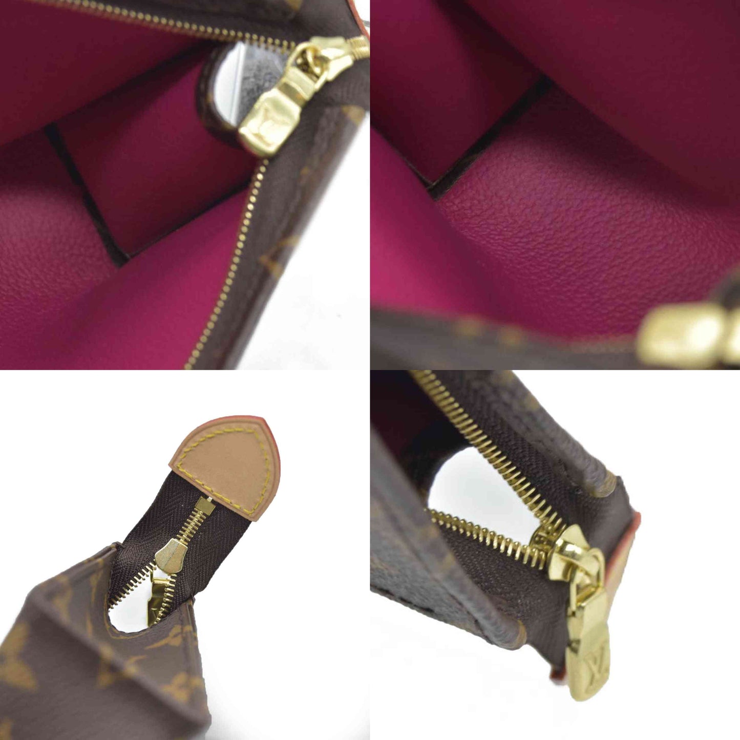 $1620 Louis Vuitton  Monogram Toiletry Pouch 15 Fuchsia