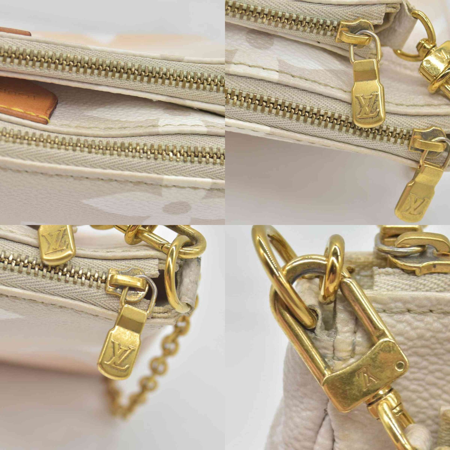 $2240 Louis Vuitton Monogram Giant By The Pool Multi Pochette Accessories Brume