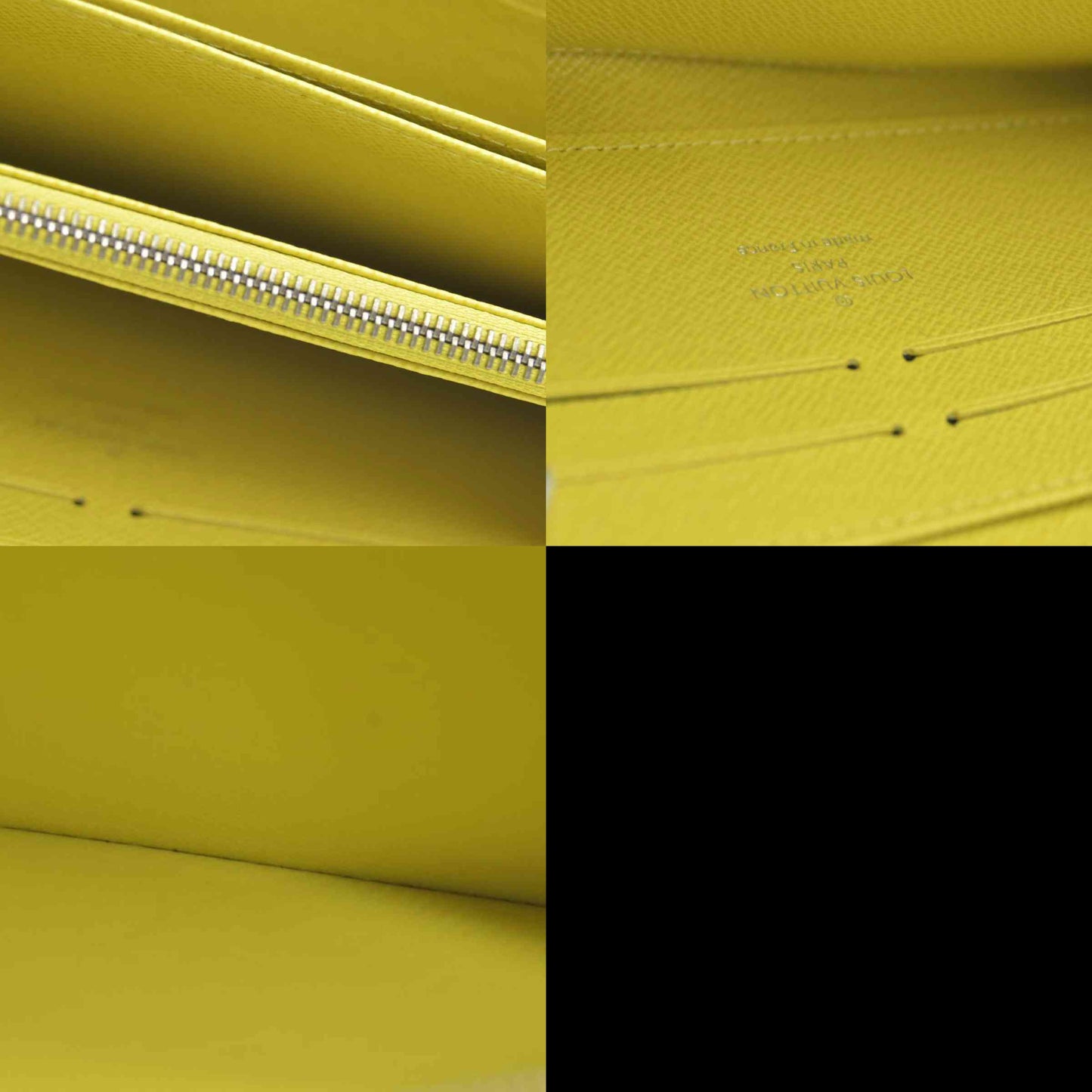 $1040 2013 Louis Vuitton Epi Leather Zippy Wallet Yellow CONSIGNMENT MI4143
