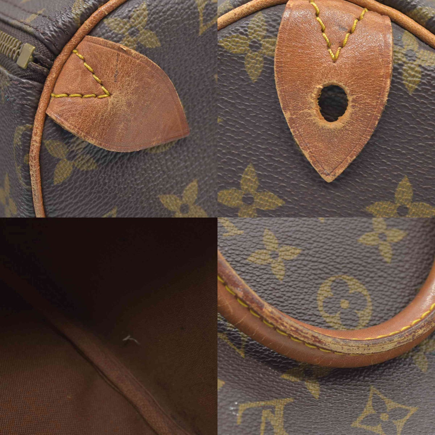 $1630 1987 Louis Vuitton Monogram Speedy 30 VI872