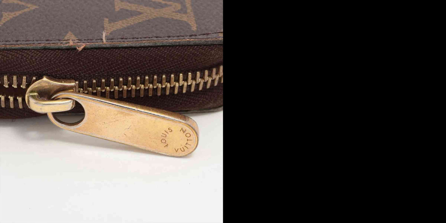 $915 Louis Vuitton Monogram Zippy Wallet Rose Ballerine CA0176
