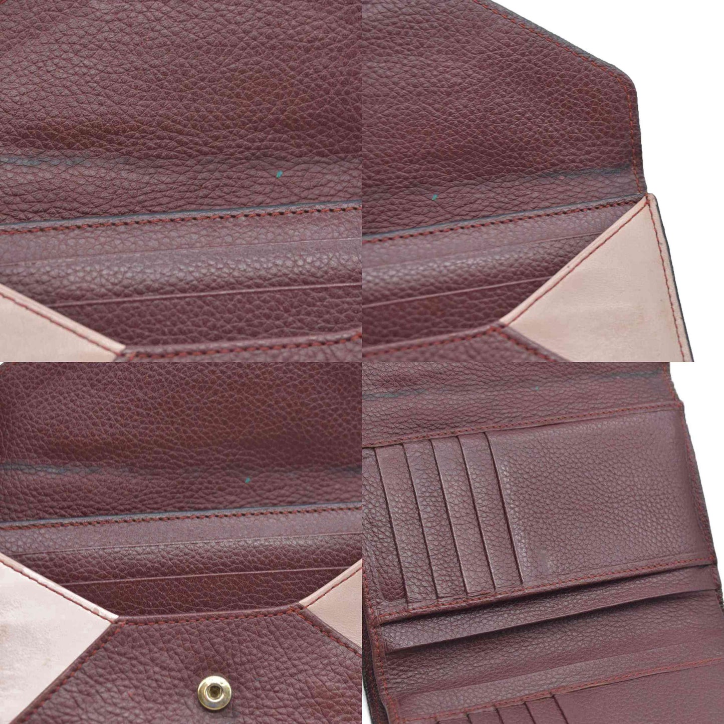 Chloe Patchwork Leather Trifold Wallet MultiColor
