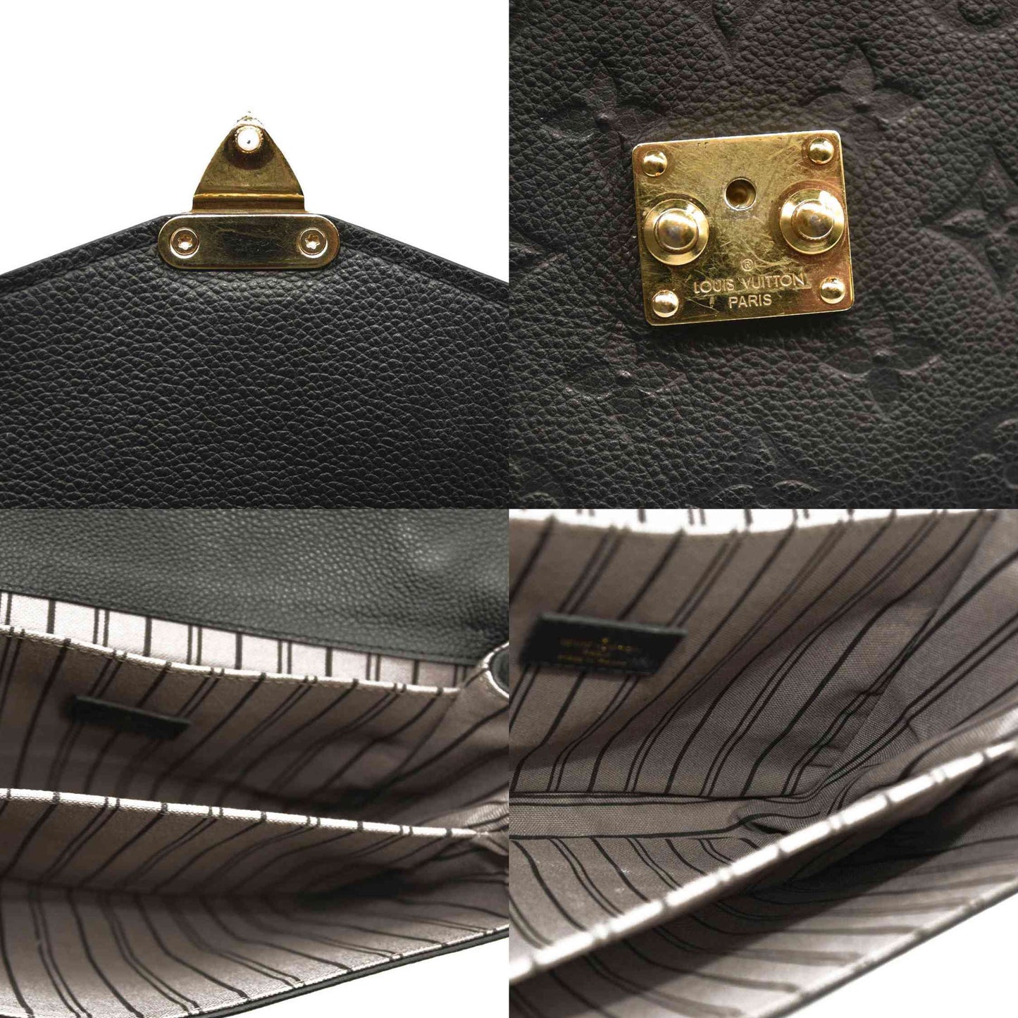 LOUIS VUITTON  Empreinte Pochette Metis Black DU4177