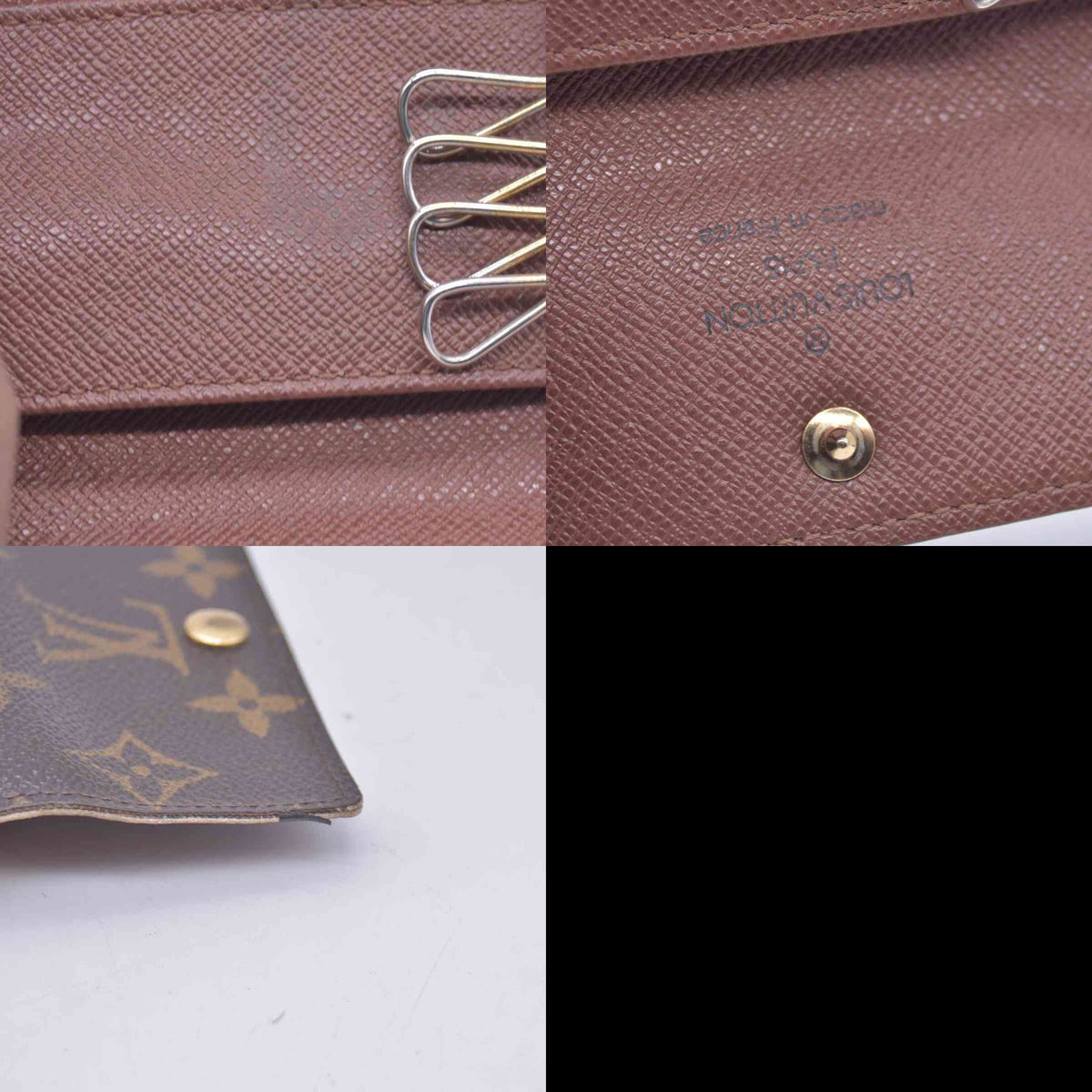 $345 1982 Louis Vuitton Monogram 4 Key Multicles Holder TH1822 CONSIGNMENT 10021079