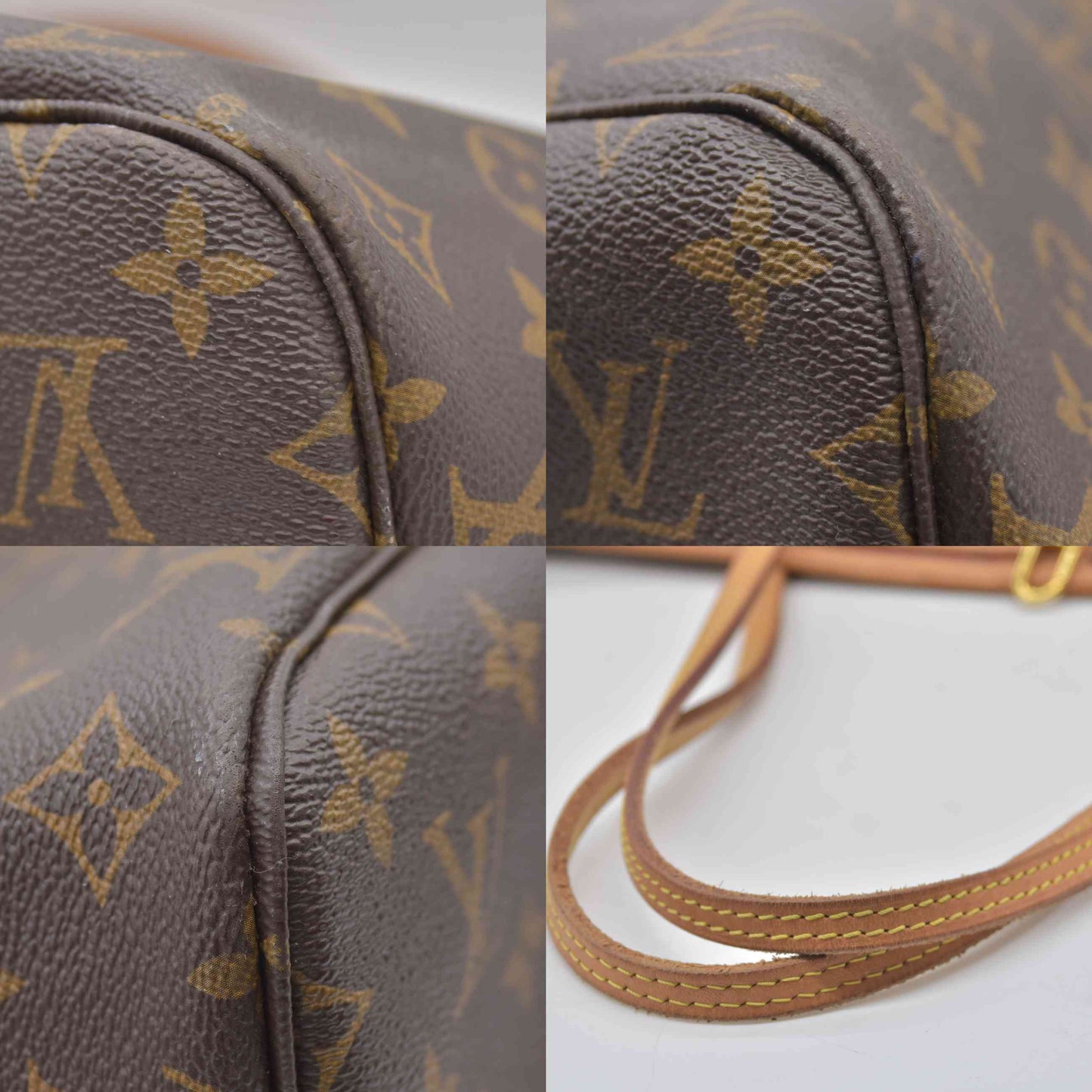 $2170 RFID Louis Vuitton Monogram Neo Neverfull MM Pivoine