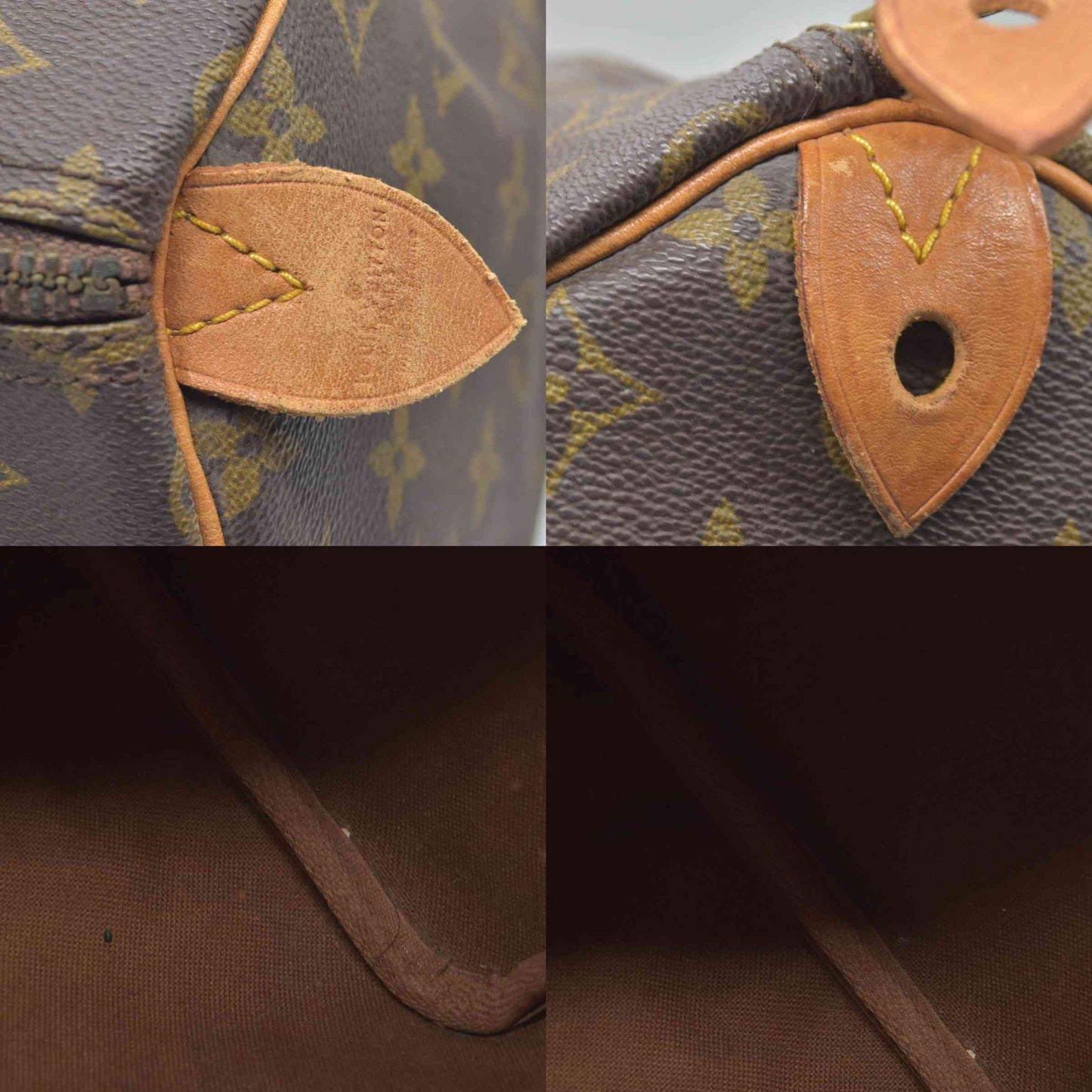 $1630 1985 Louis Vuitton Monogram Speedy 30 Hand Bag SA053
