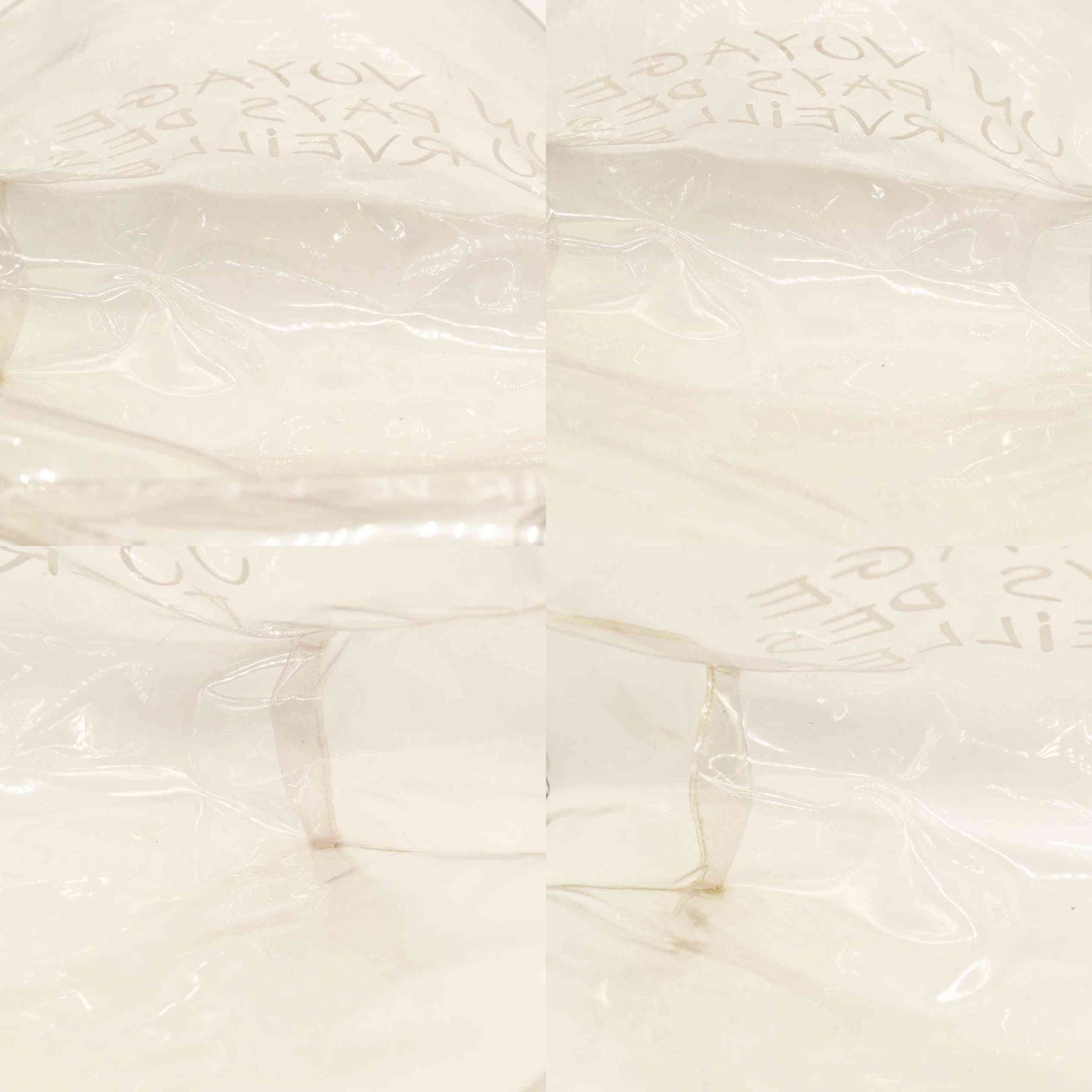 Hermes  Vinyl Souvenir De L'Exposition Kelly Transparent