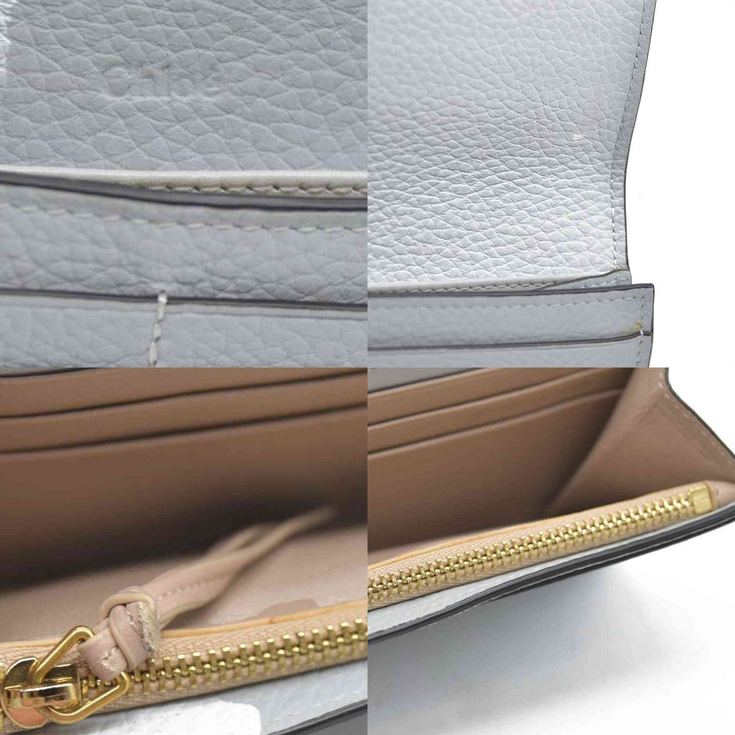 AUCTION $595 Chloe Alphabet Leather Bifold Long Wallet