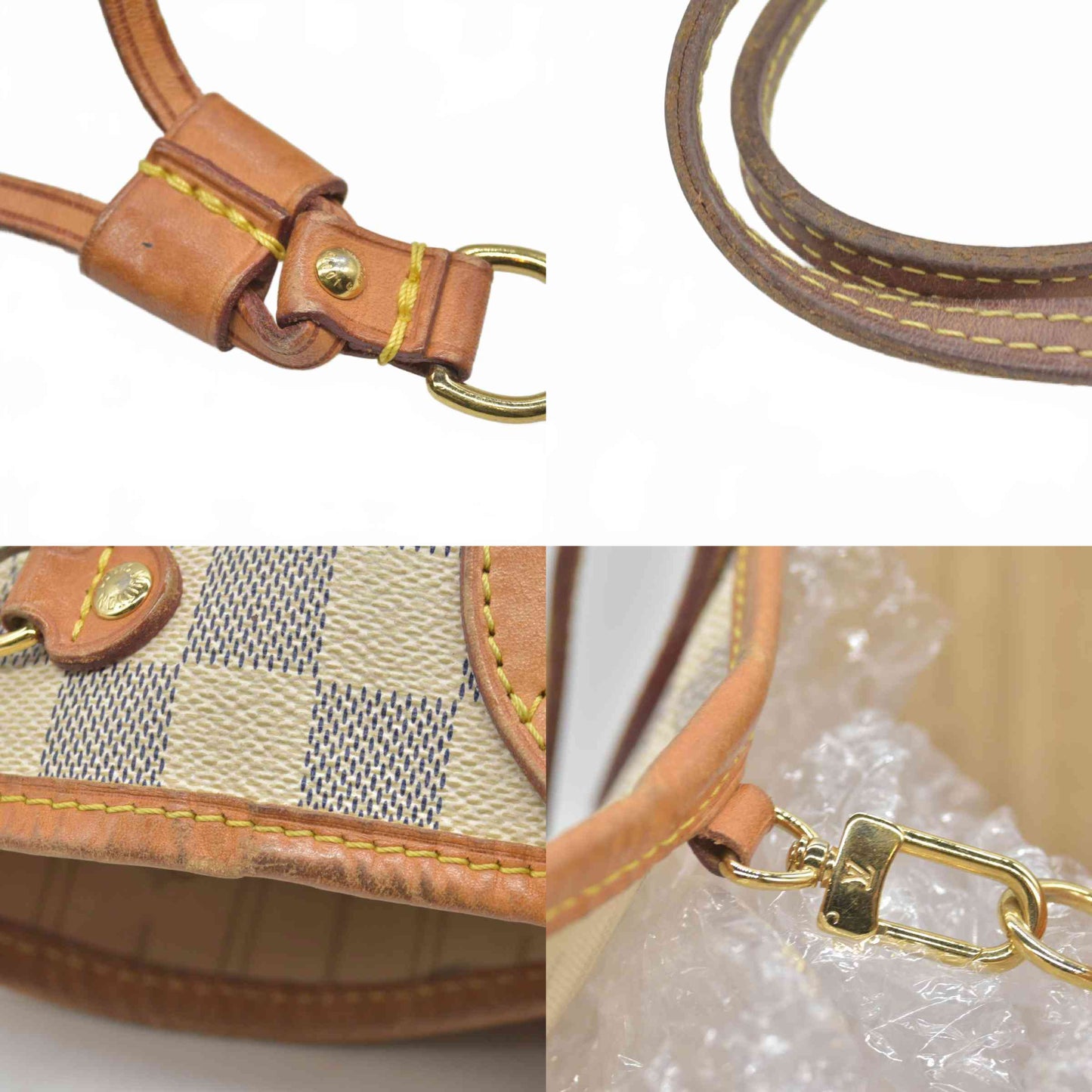 $2100 Louis Vuitton Damier Azur Neverfull PM VA2110 2010