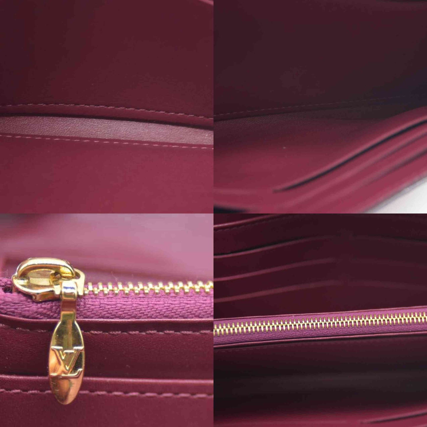 Louis Vuitton  Vernis Sarah Wallet NM Griotte